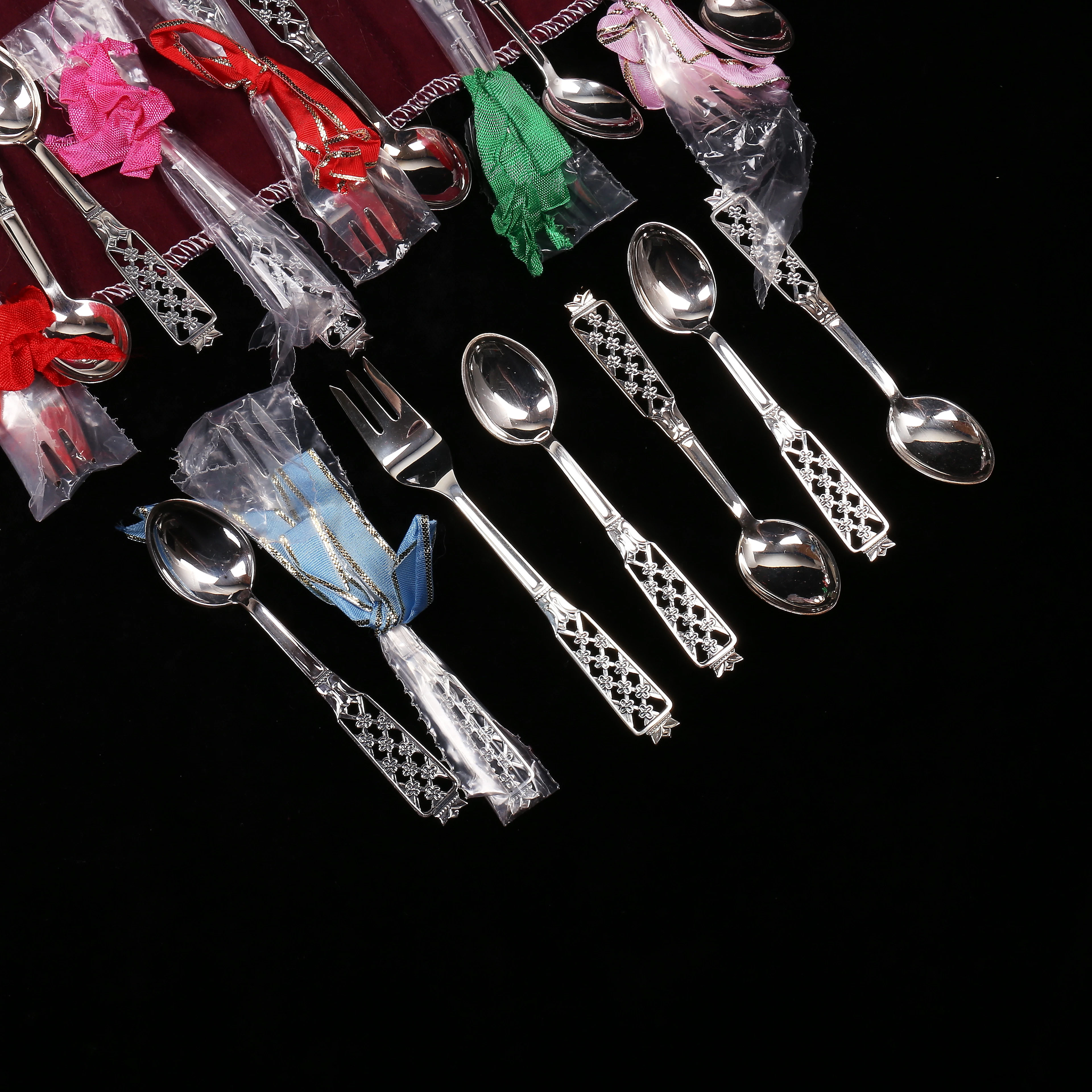 KAFFESKEDAR OCH DESSERTGAFFLAR, 21 st, silver, "Princess", Ceson