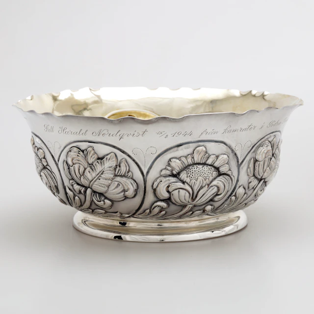 SKÅL, silver, Vasamärket, GAB, Stockholm 1944, vikt 387 gram.