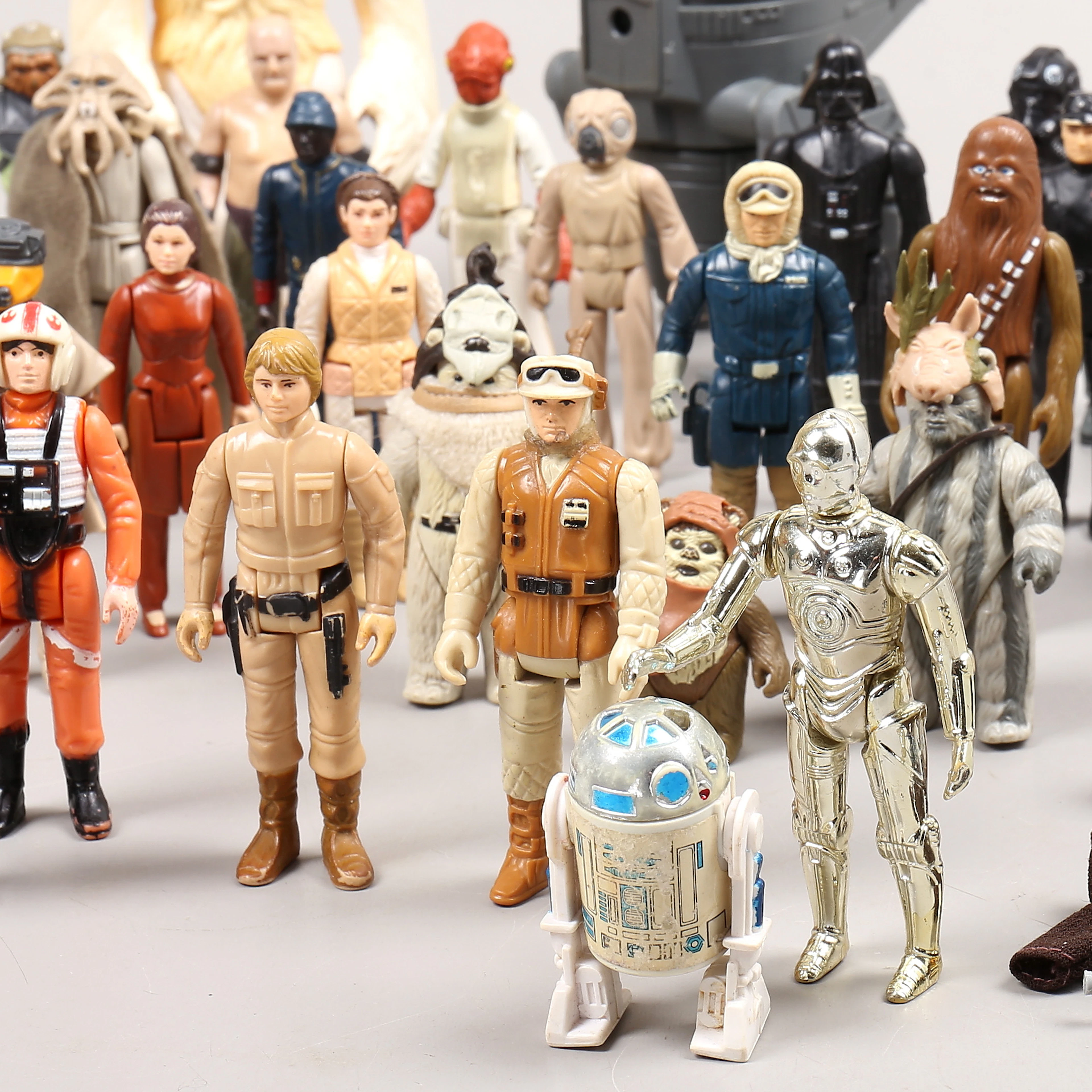 STAR WARS, actionfigurer, 35 st, Kenners 1977-1985.