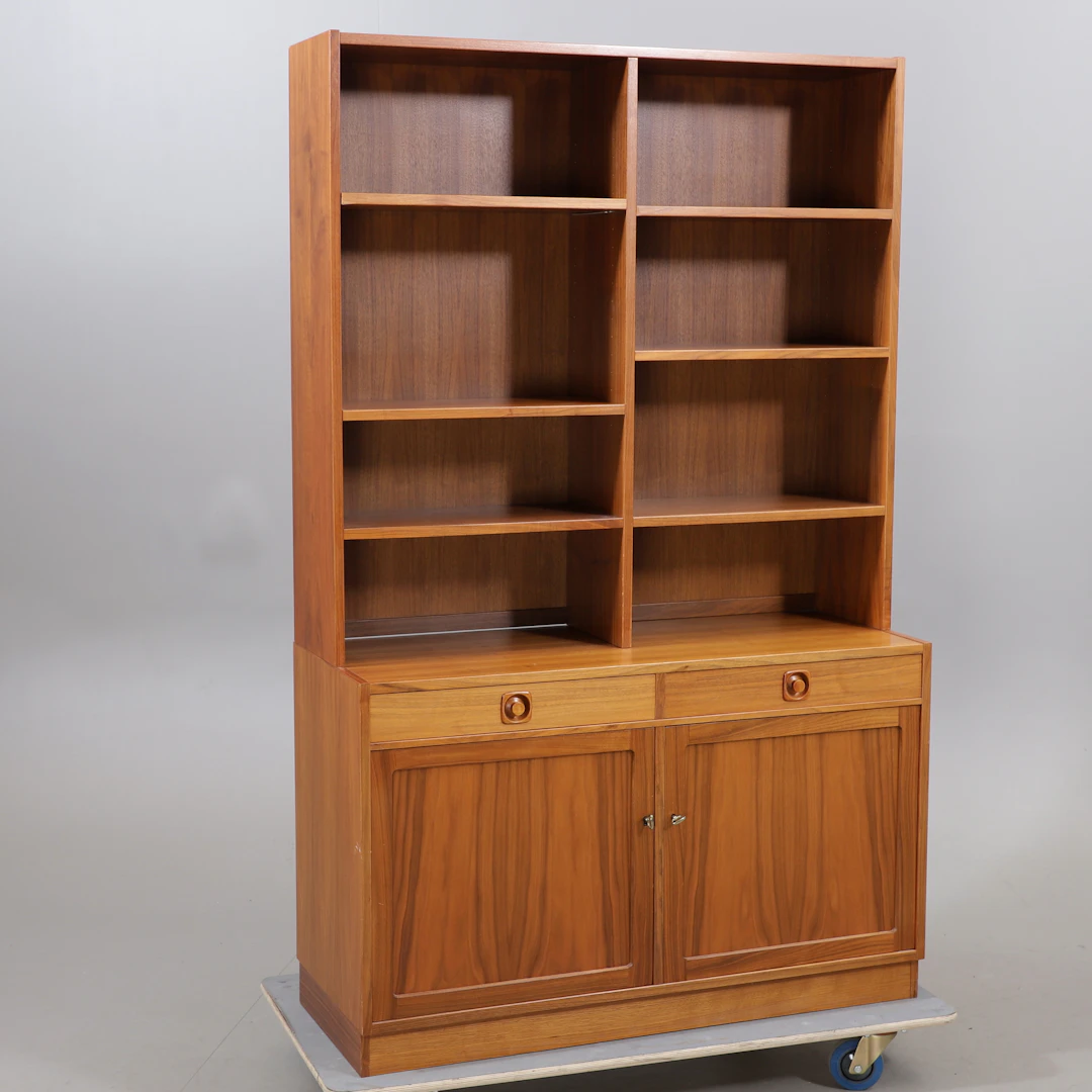 BOKHYLLA, teak, 1900-talets mitt.