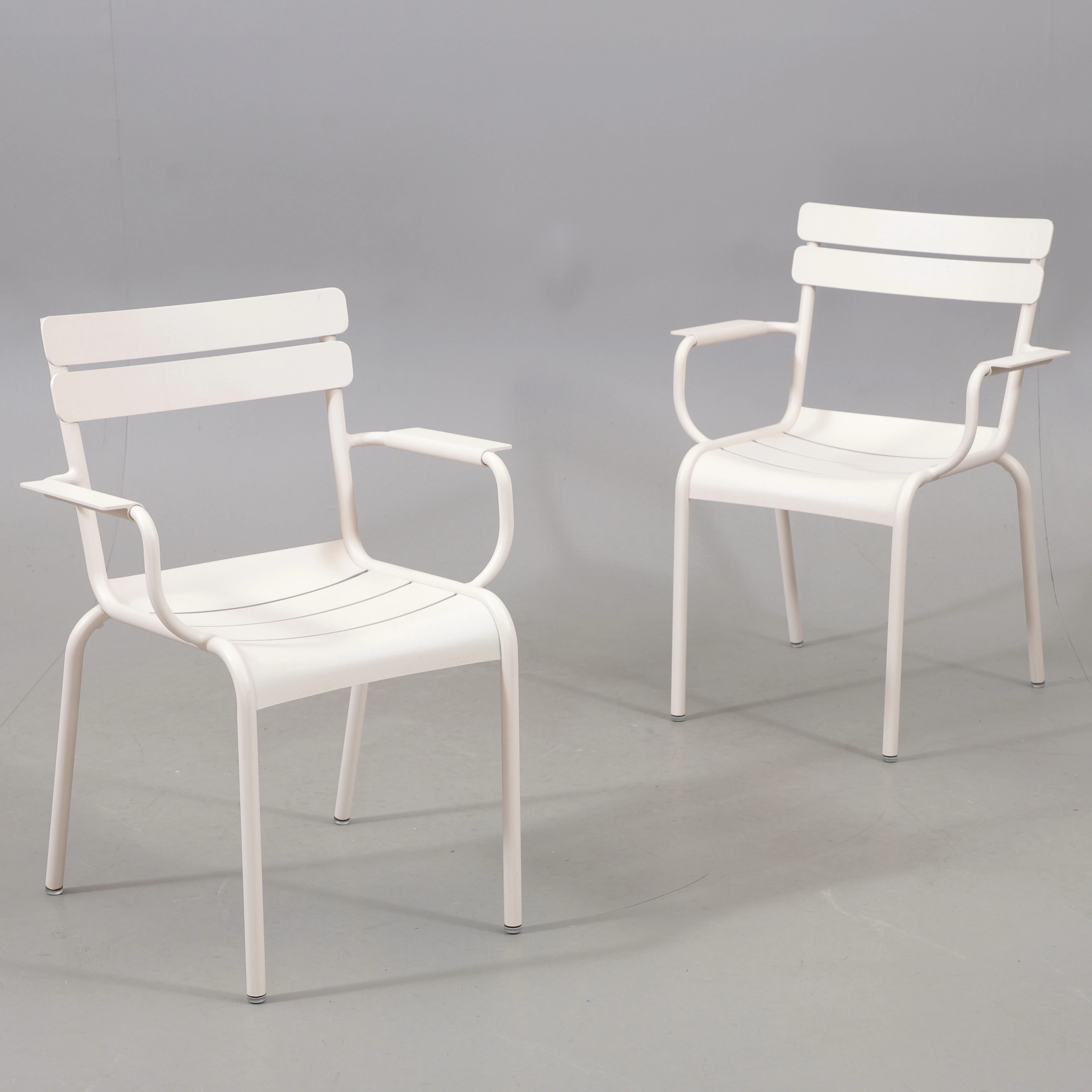 FRÉDÉRIC SOFIA. Stolar, 2 st, "Luxembourg Armchair", för Fermob, Italien.