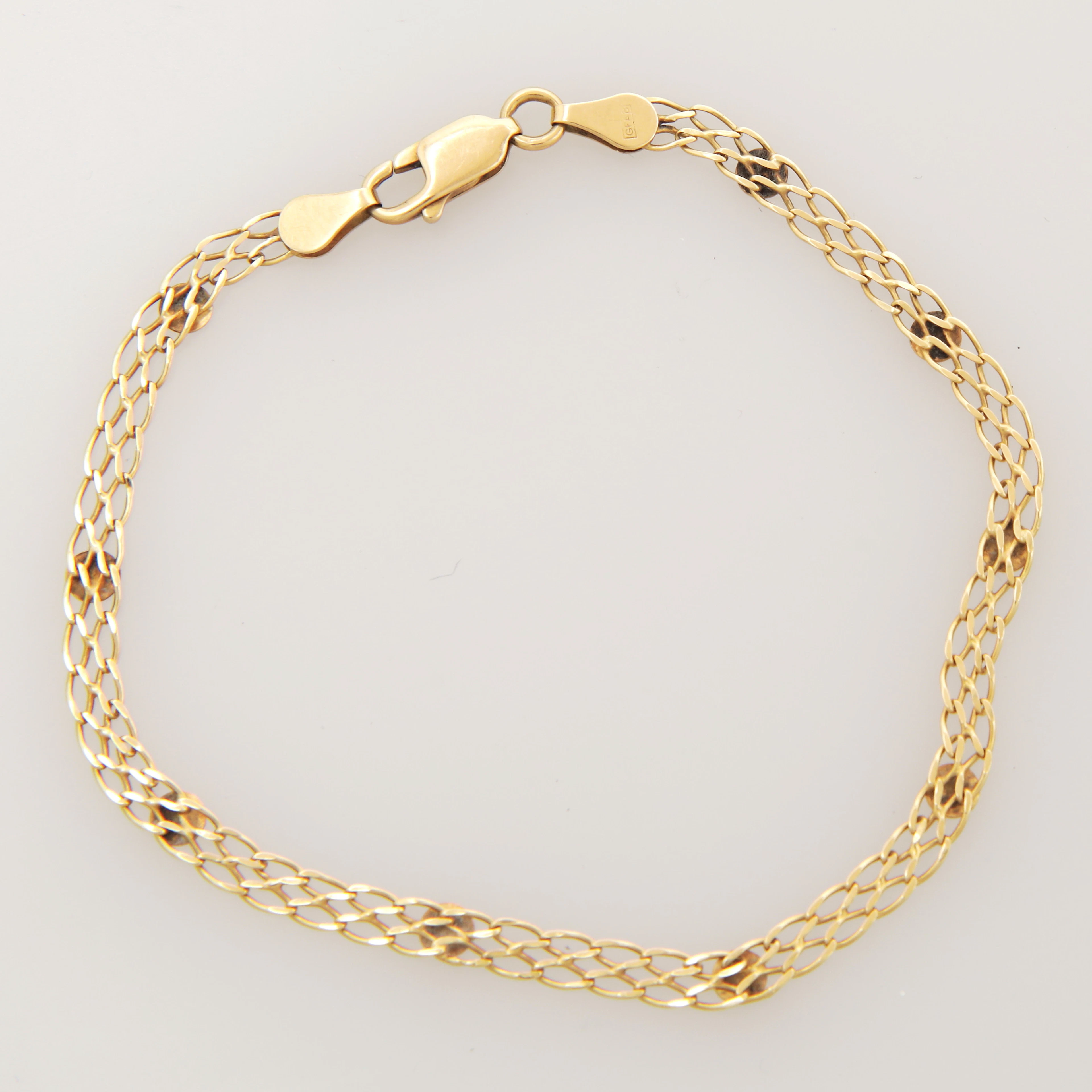 ARMBAND, guld 18k, vikt 3,86 gram.