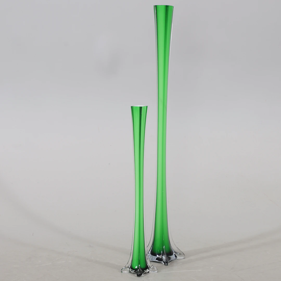 VASER, 2 st, glas, 1900/2000-tal.