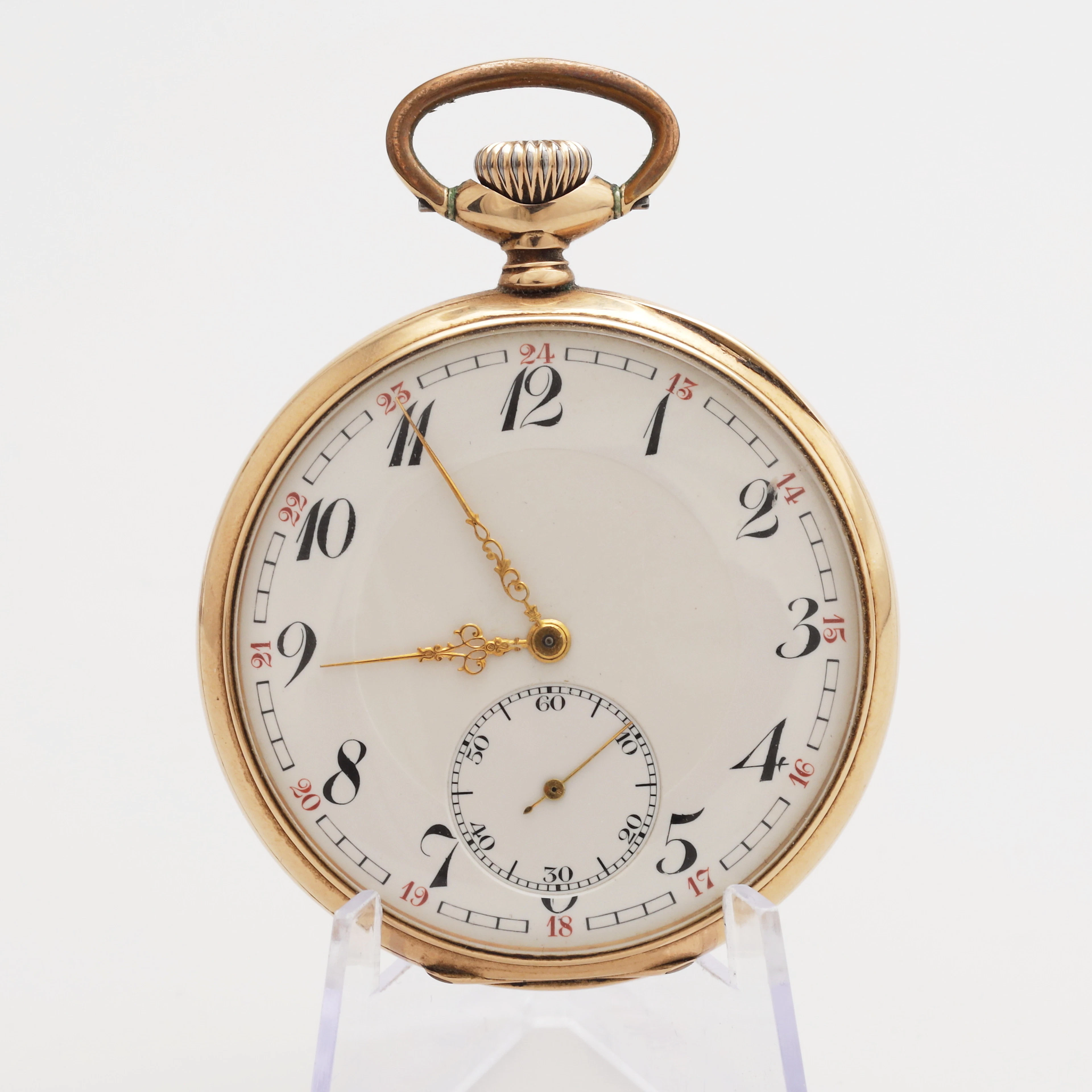 FICKUR, guld 14k i ytterboett, Zenith, total vikt 81,51 gram.