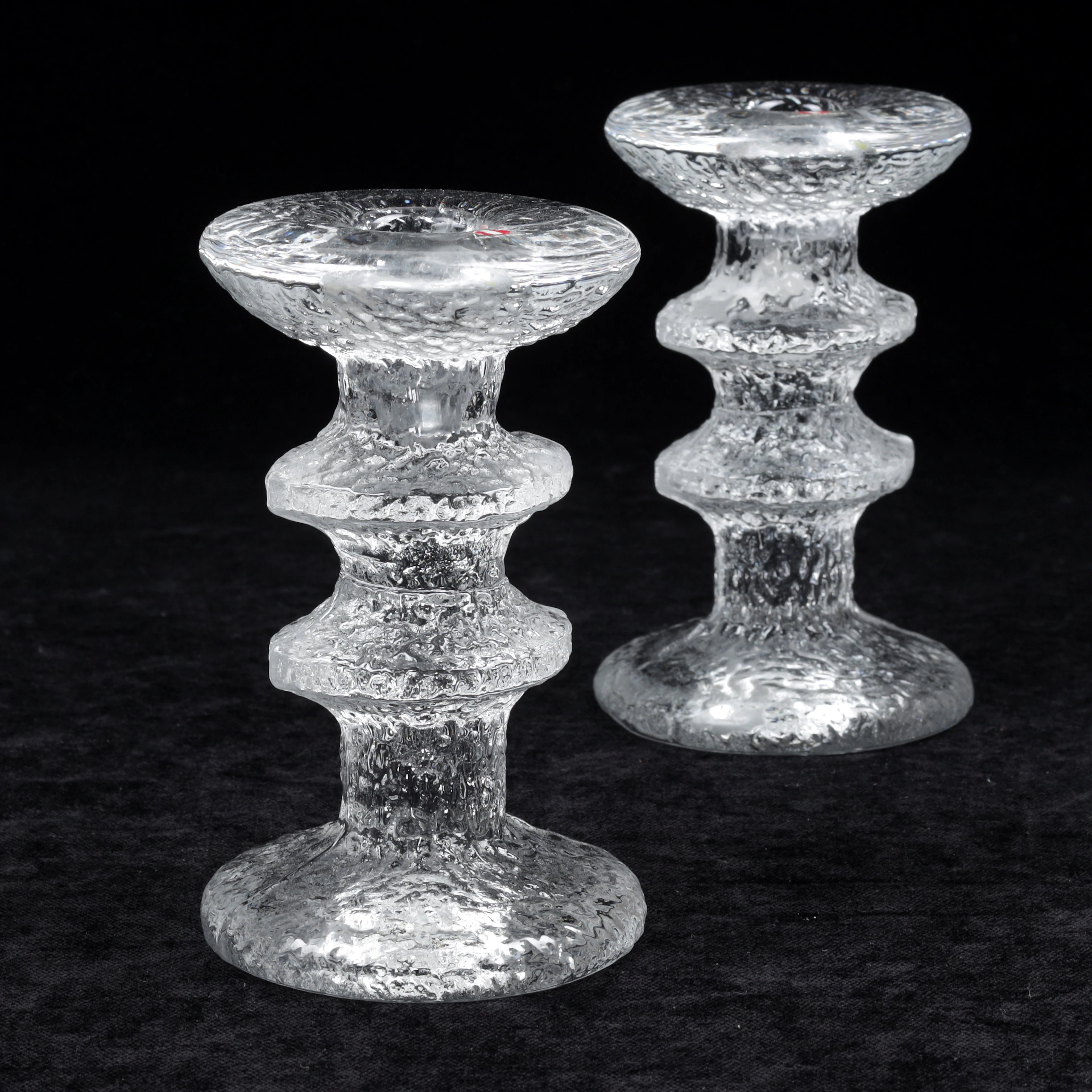 TIMO SARPANEVA. Ljusstakar, ett par, "Festivo", Iittala, Finland
