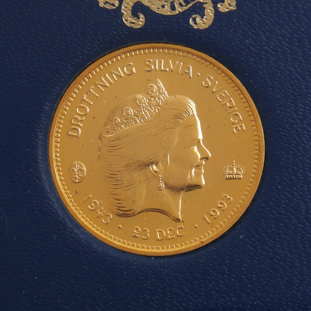 MYNT, guld 21K, 1000 kr, Sverige, 1993.