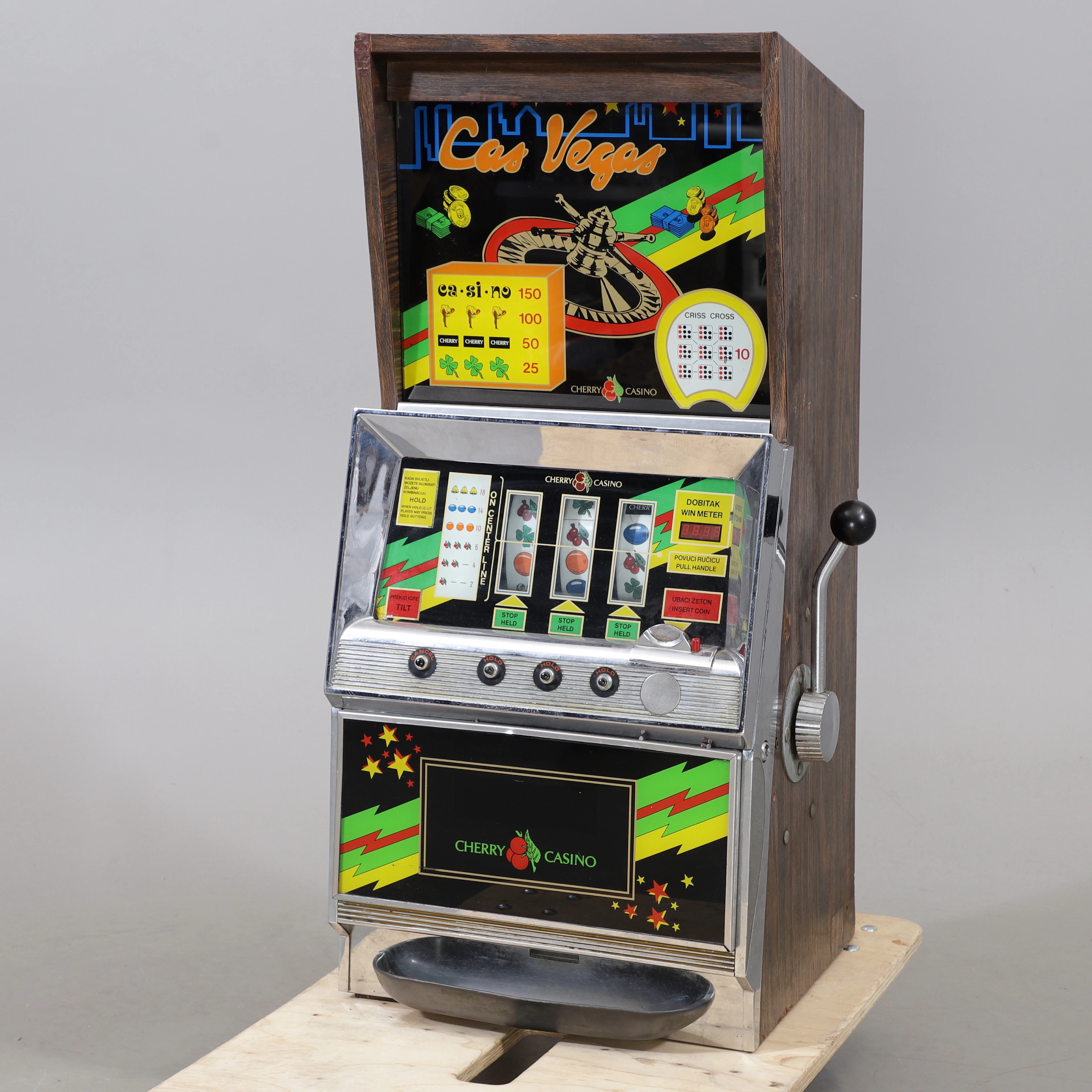 SPELMASKIN/ENARMAD BANDIT, 1970/80-tal. "Las Vegas", Cherry Casino.