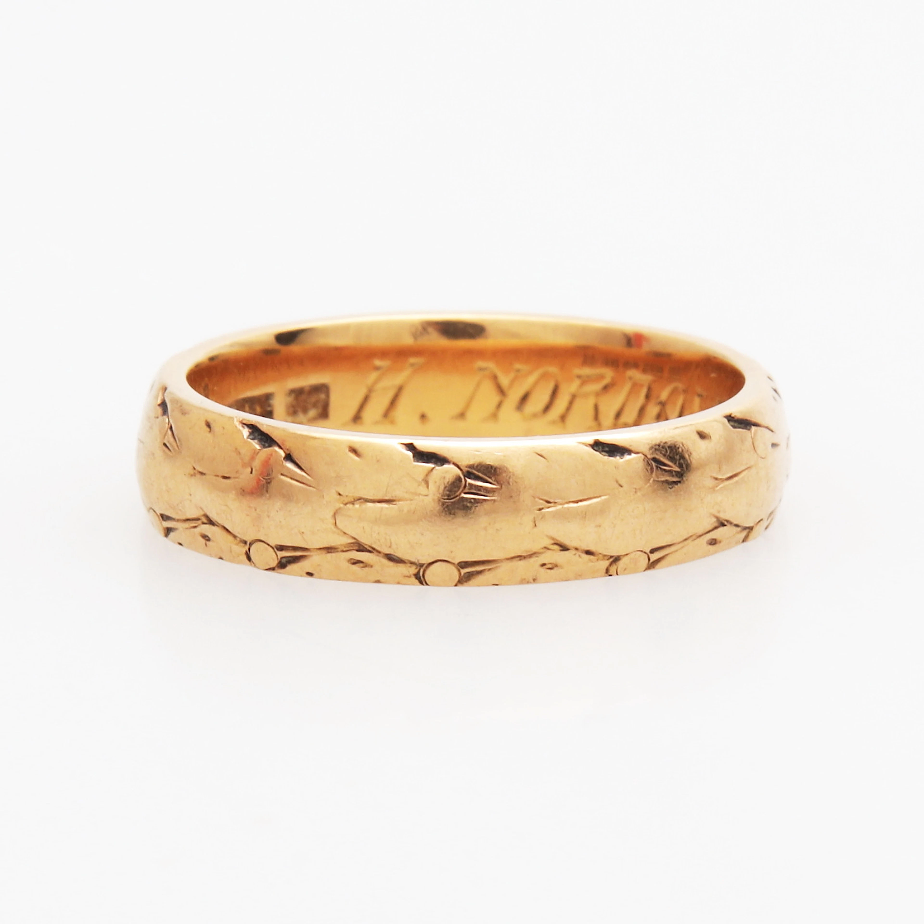 RING, guld 18k, filosofie doktorsring, Nilsson A J P Hasselgrens Eftr