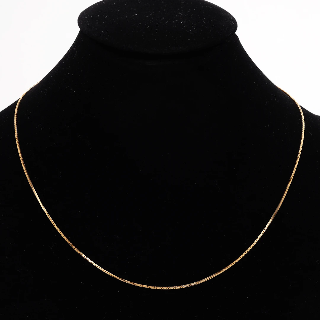 HALSBAND, guld 18k, venezia, vikt 3,42 gram.