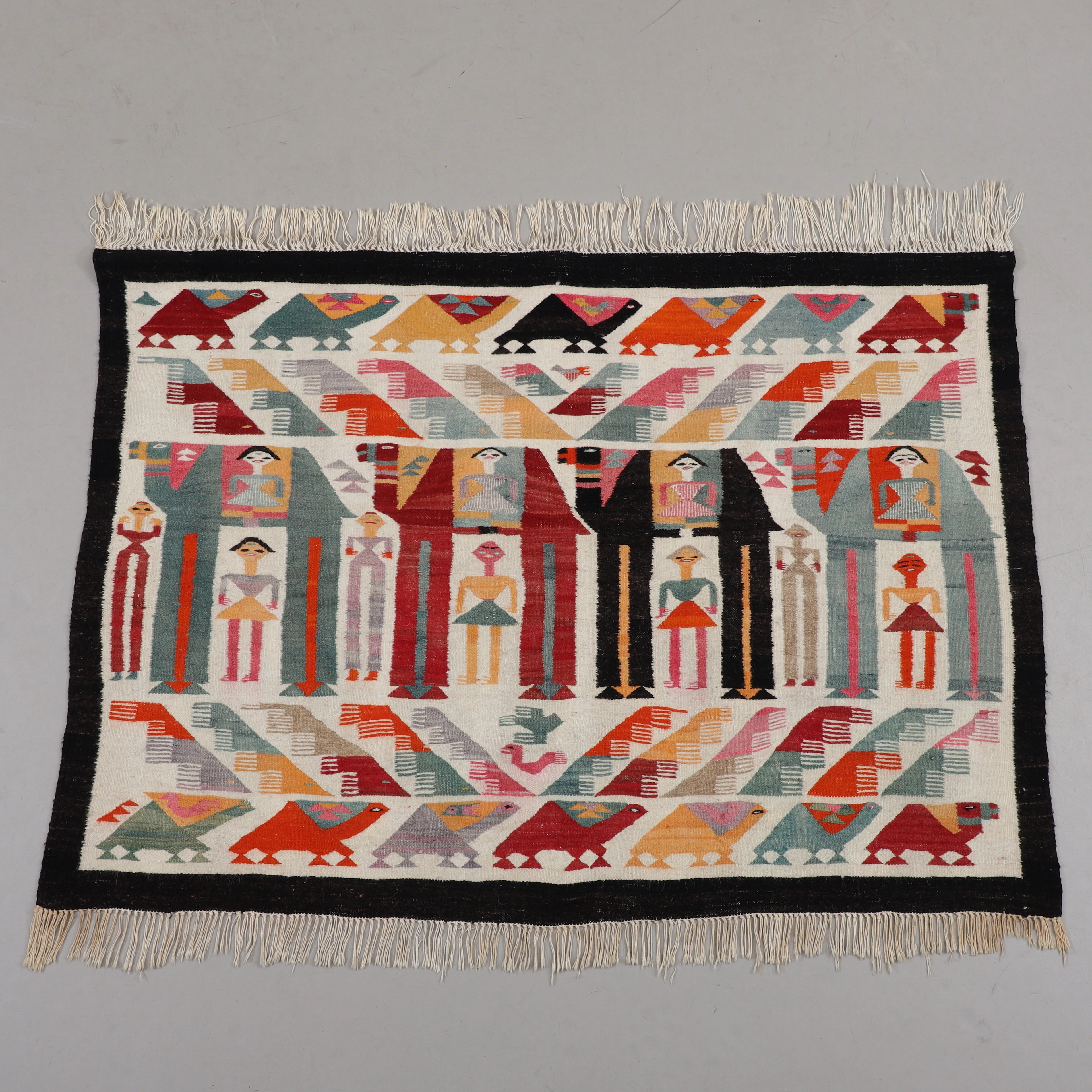 MATTA/BONAD, Kelim, Tunisien, 92 x 133 cm.