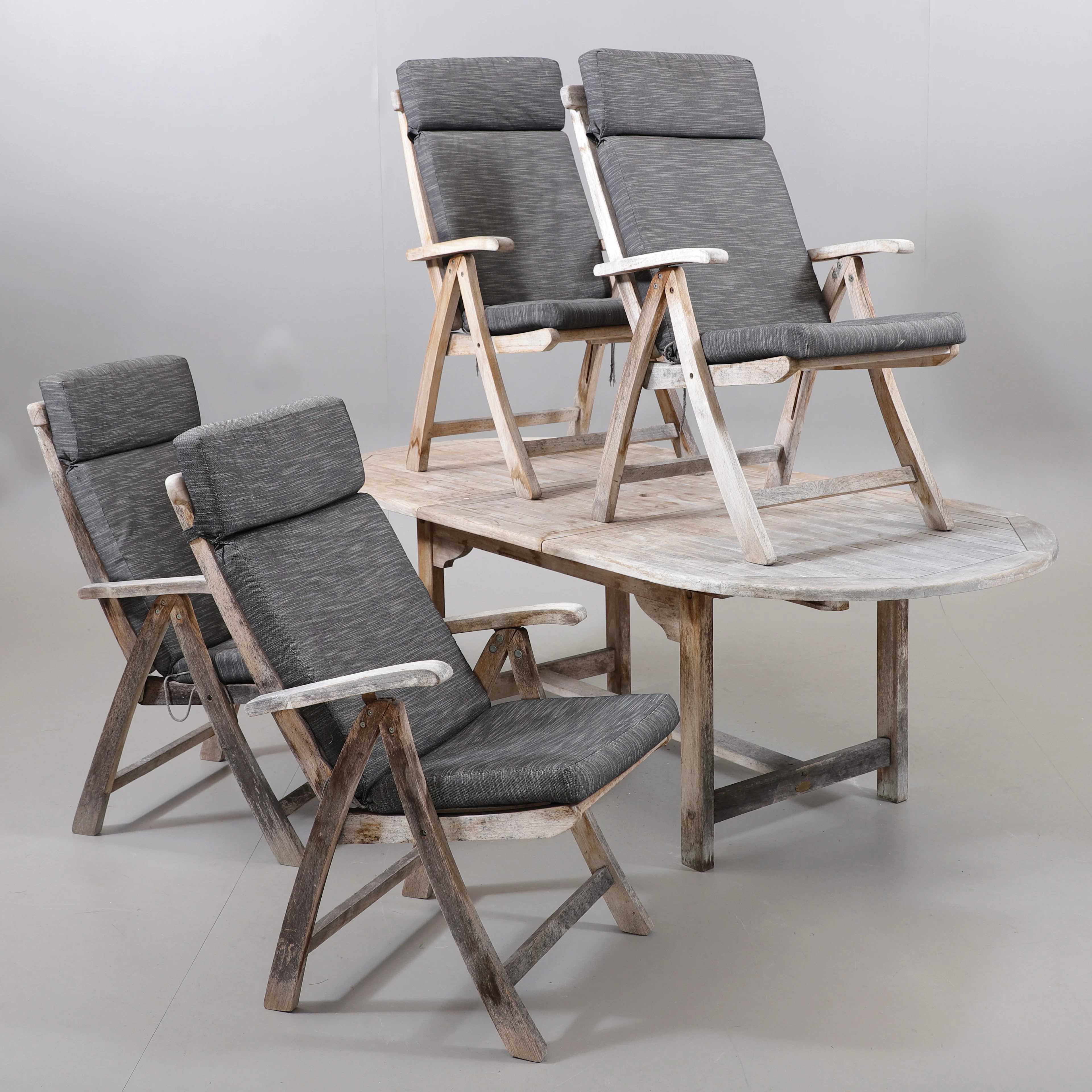 TRÄDGÅRDSMÖBEL, 5 delar, teak, Jutlandia.