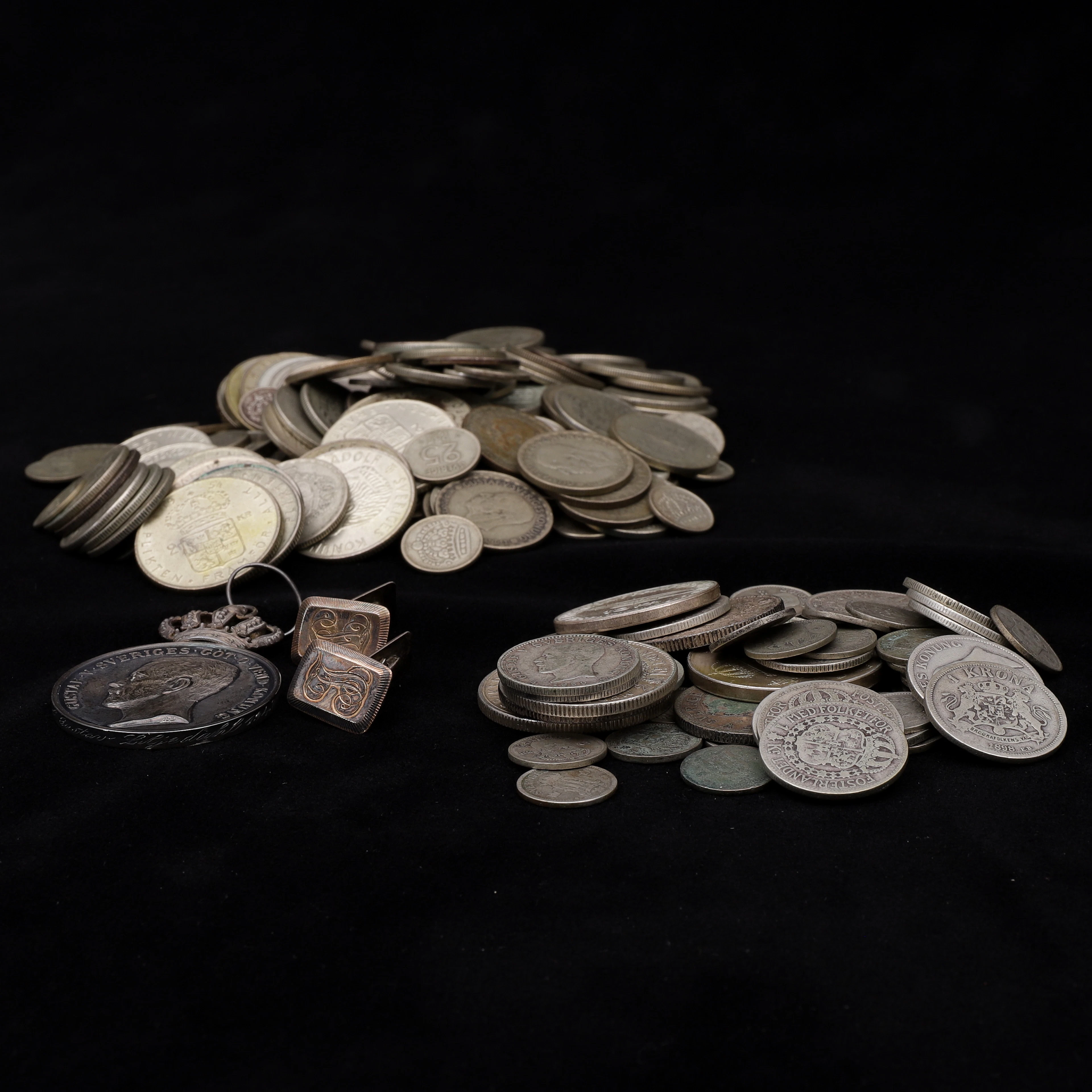 MYNT, silver, Sverige, totalvikt 1456 gram.