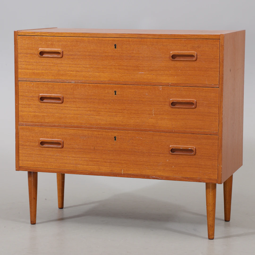 BYRÅ, teak, 1960-tal.