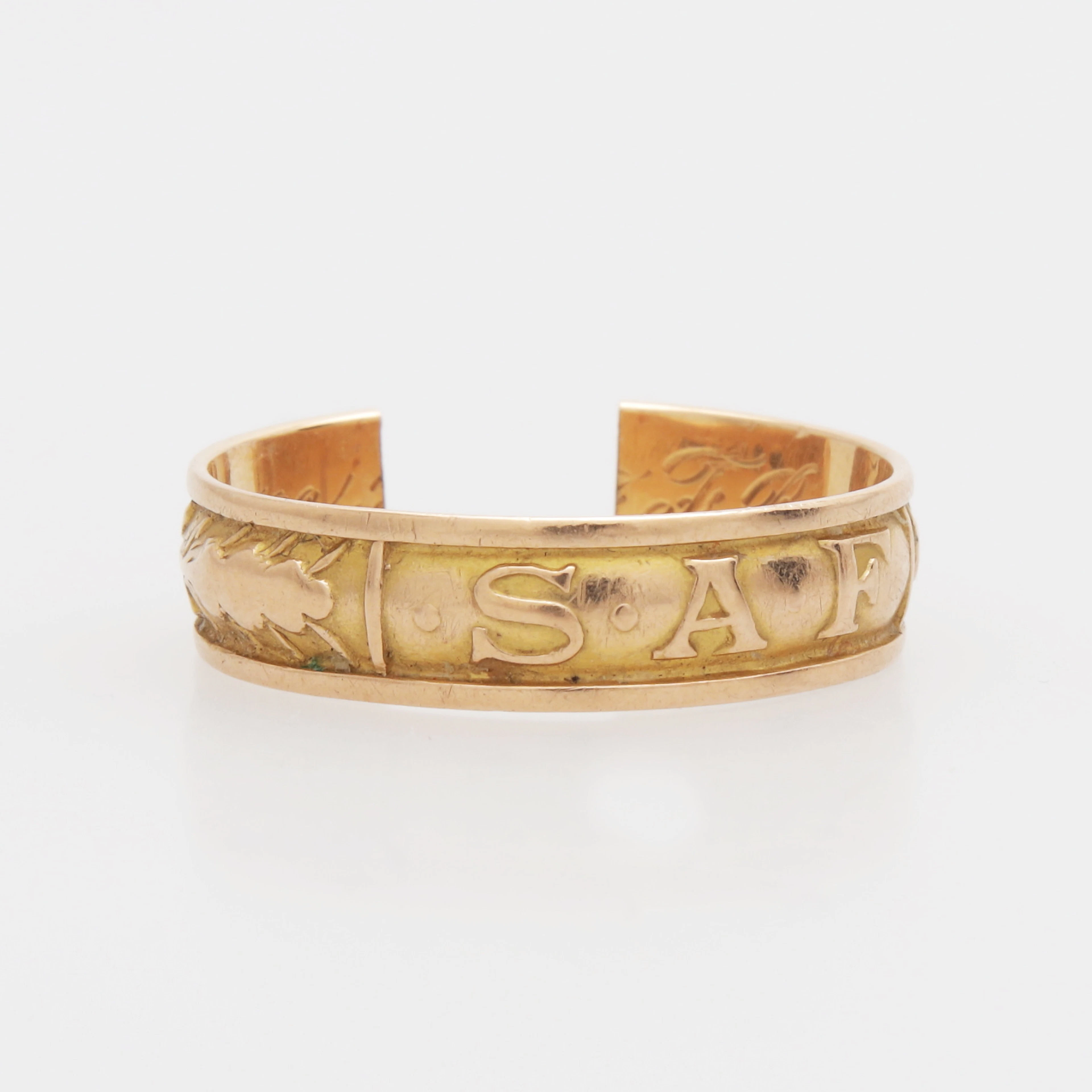 RING/SKROTGULD, guld 18k, vikt 4,81 gram.