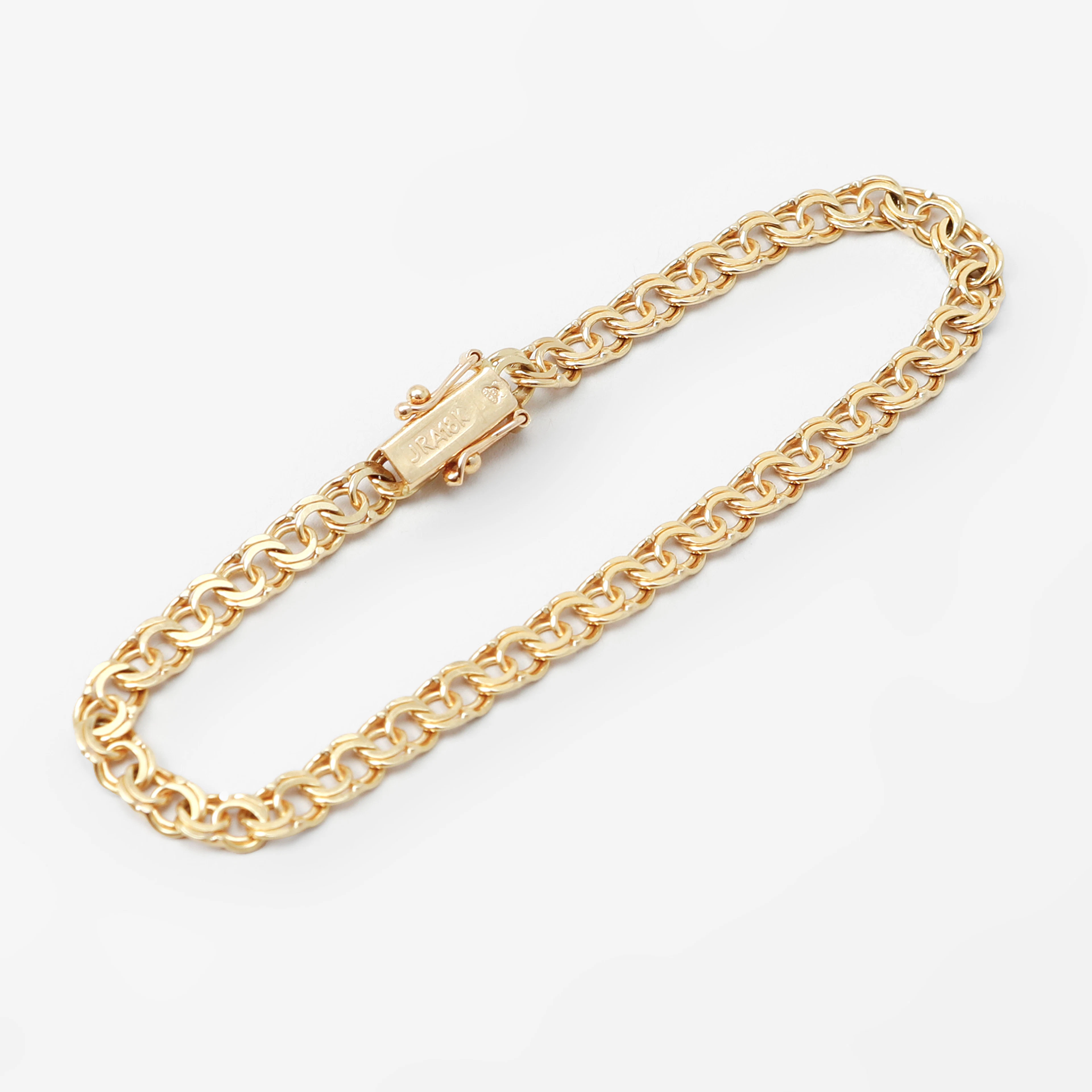 ARMLÄNK, 18k guld, vikt ca 7,2 gram.