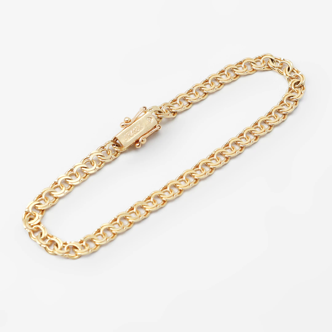 ARMLÄNK, 18k guld, vikt ca 7,2 gram.