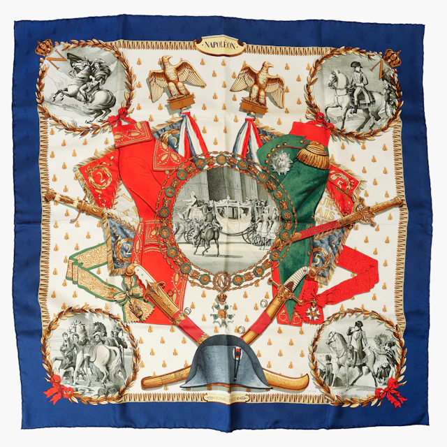 SCARF, "Napoleon", siden, Hermès.