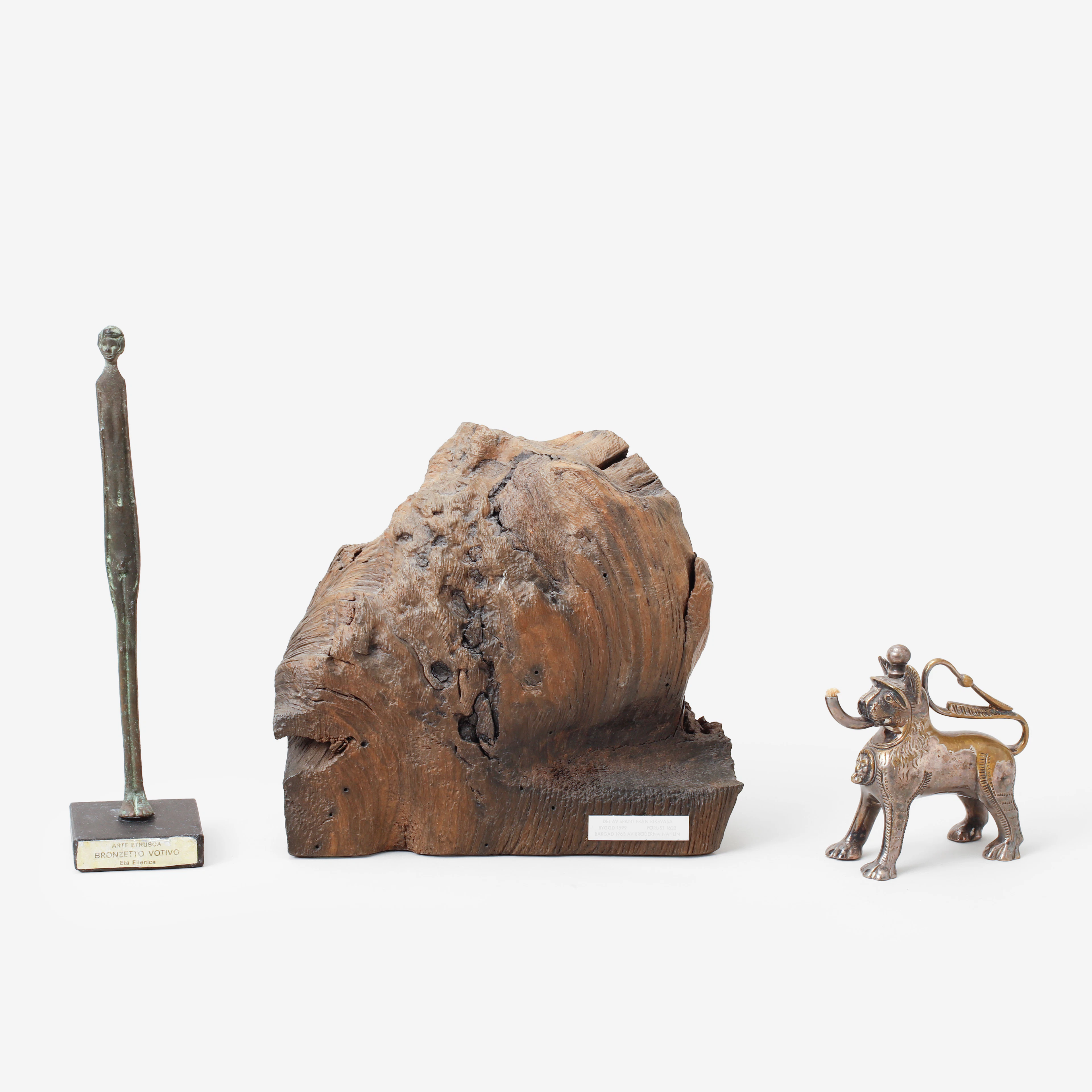 SOUVENIRER, 3 st, Etruskisk pojke, "Ombra Della Sera" Parfymbrännare