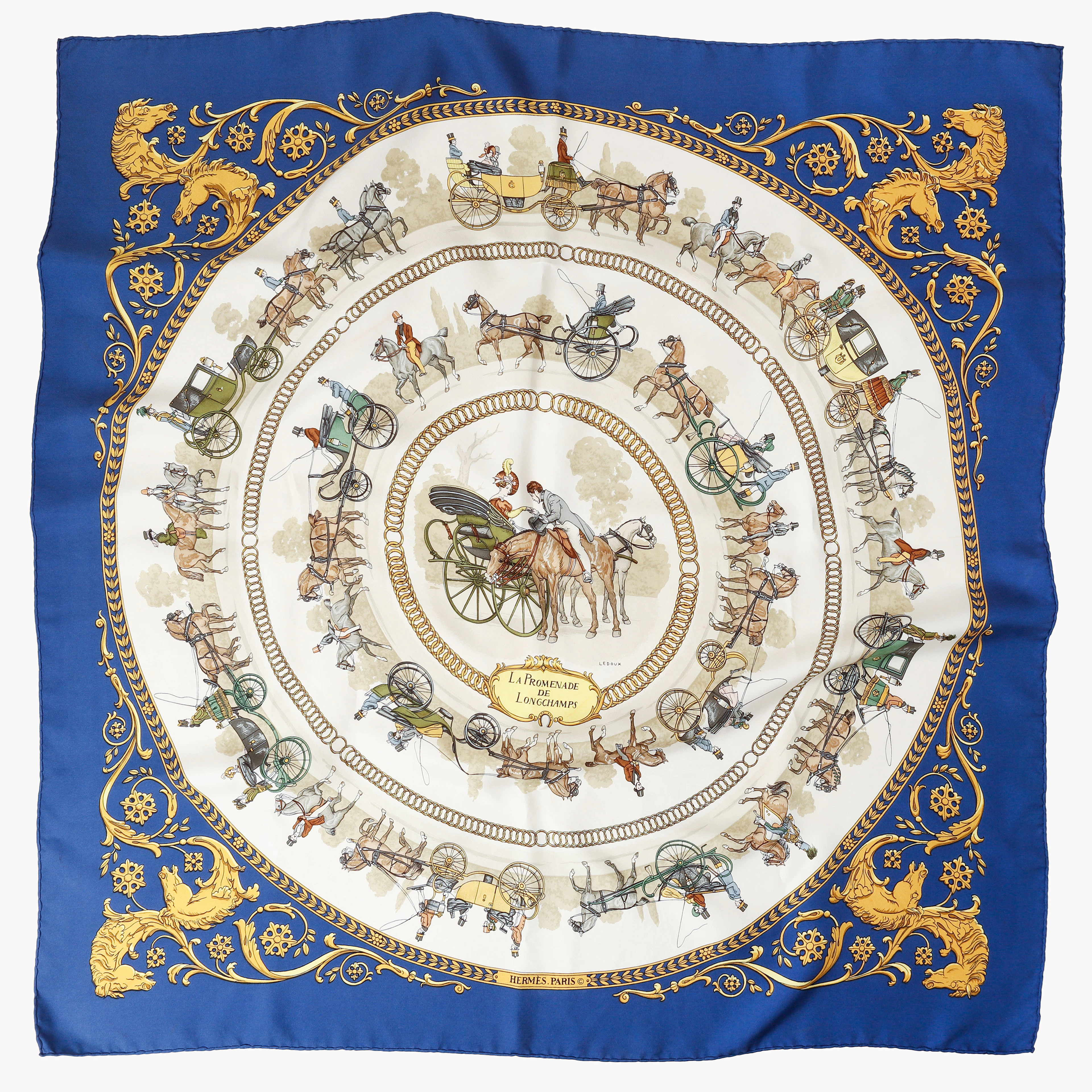 SCARF, "La Promenade de Longchamps", Hermès.