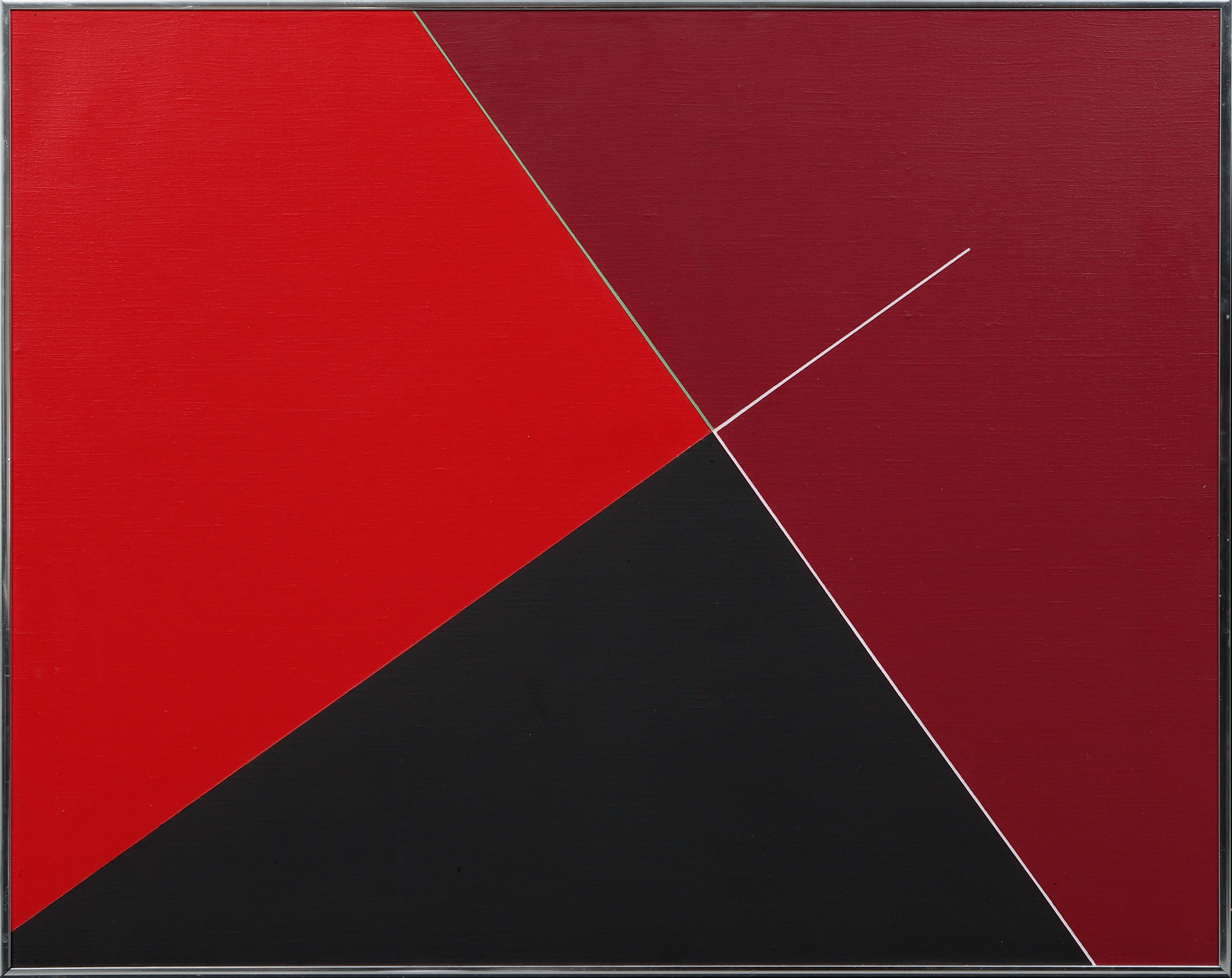 MARC GUYARD. Komposition, olja på duk, signerad a tergo.