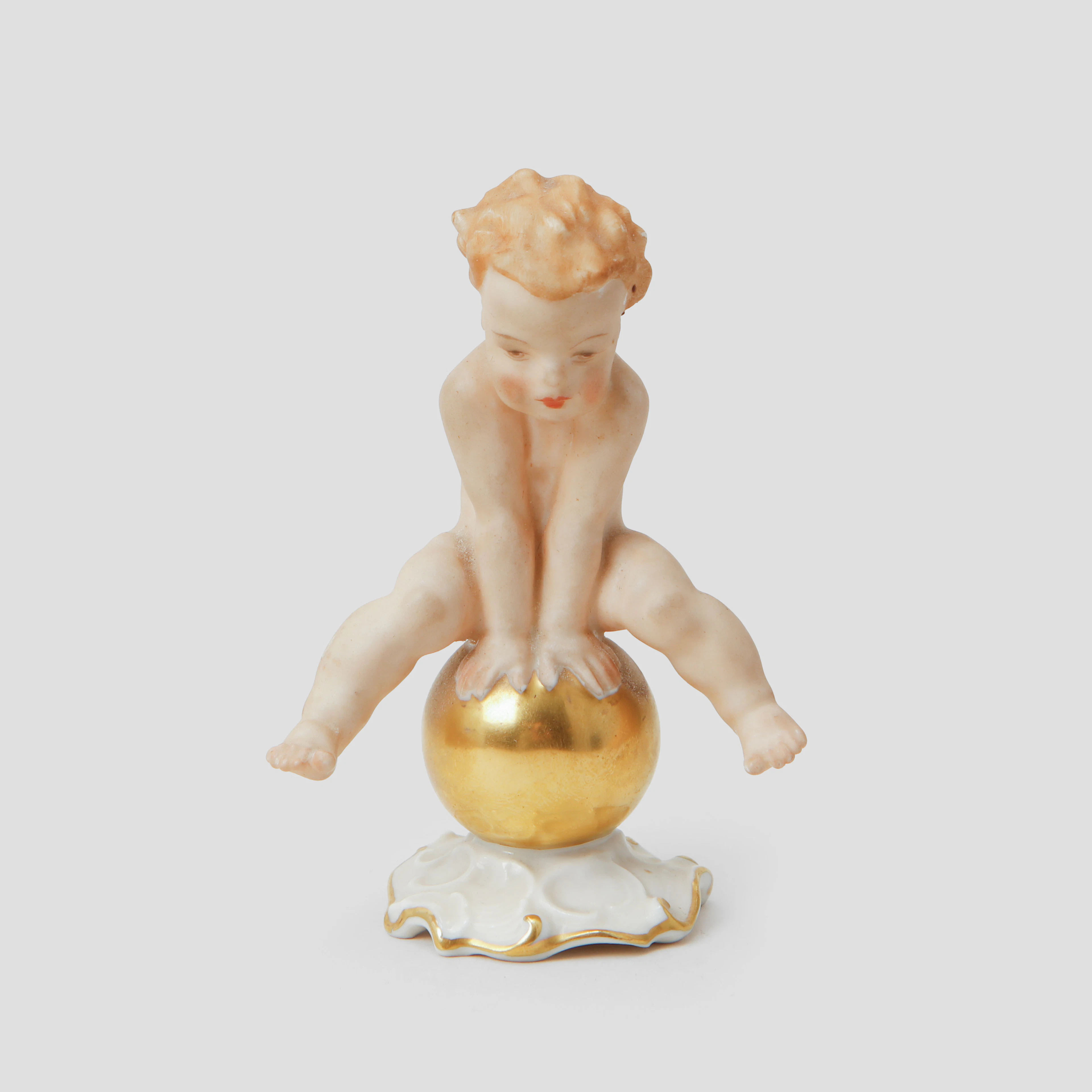 KARL TUTTER. Figurin, porslin, Hutschenreuther.