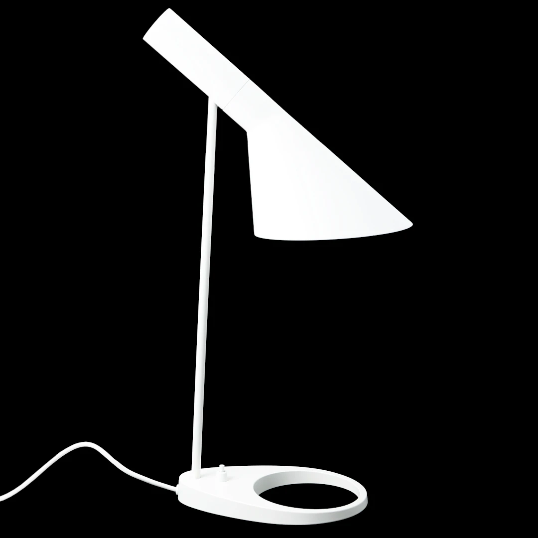 ARNE JACOBSEN. Bordslampa, "AJ" Louis Poulsen, Danmark.