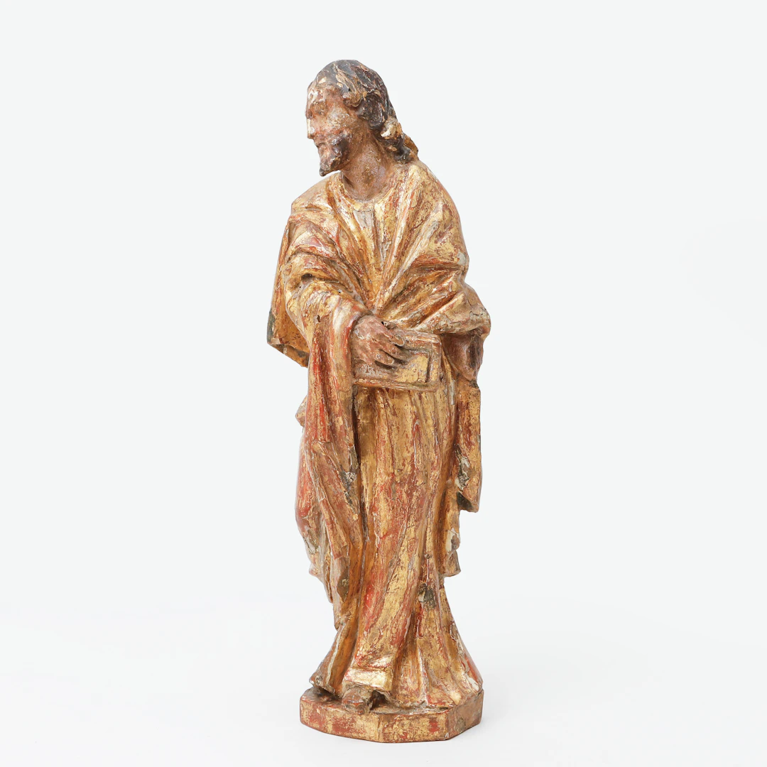 SAKRAL SKULPTUR, möjligen aposteln Paulus, 1700-tal.