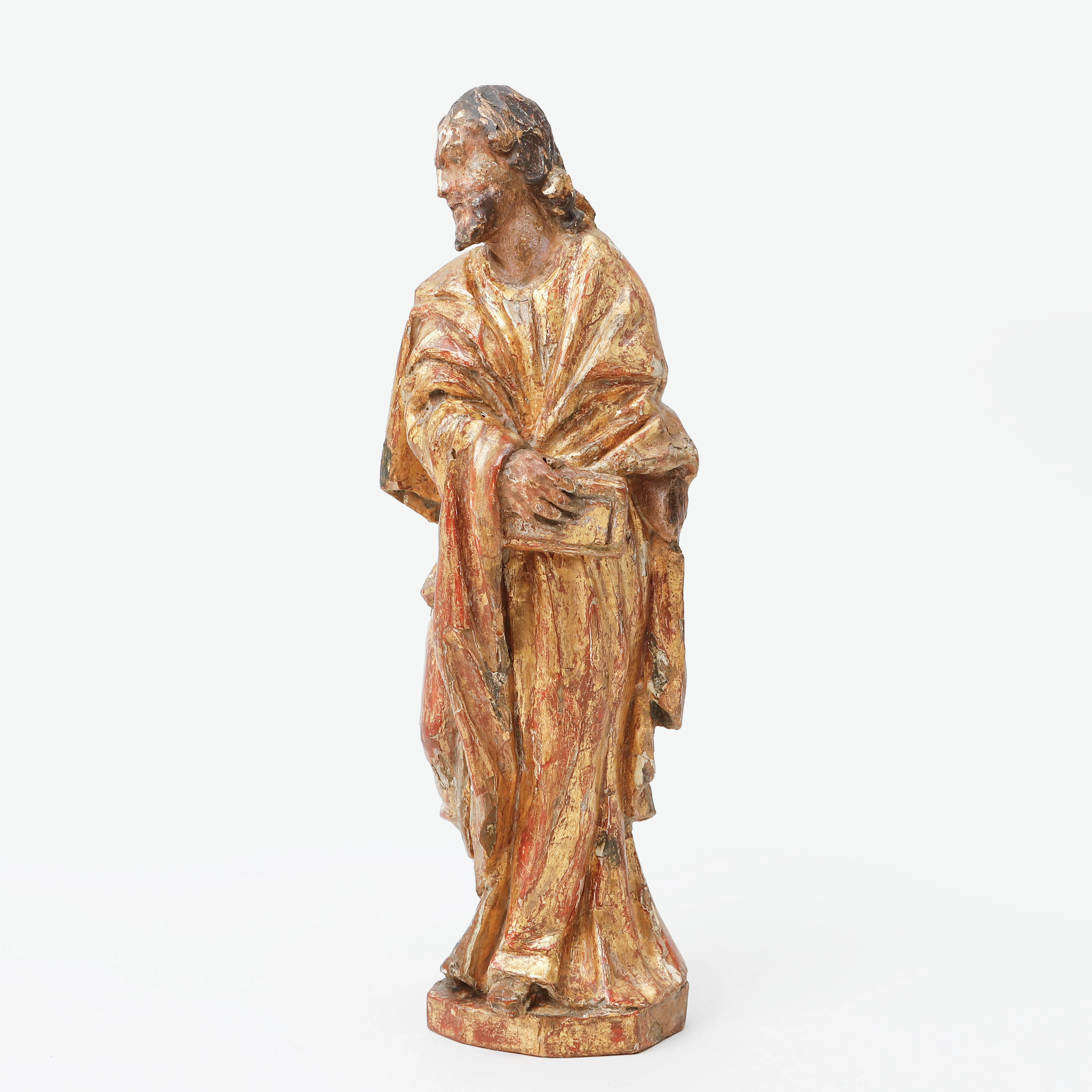SAKRAL SKULPTUR, möjligen aposteln Paulus, 1700-tal.