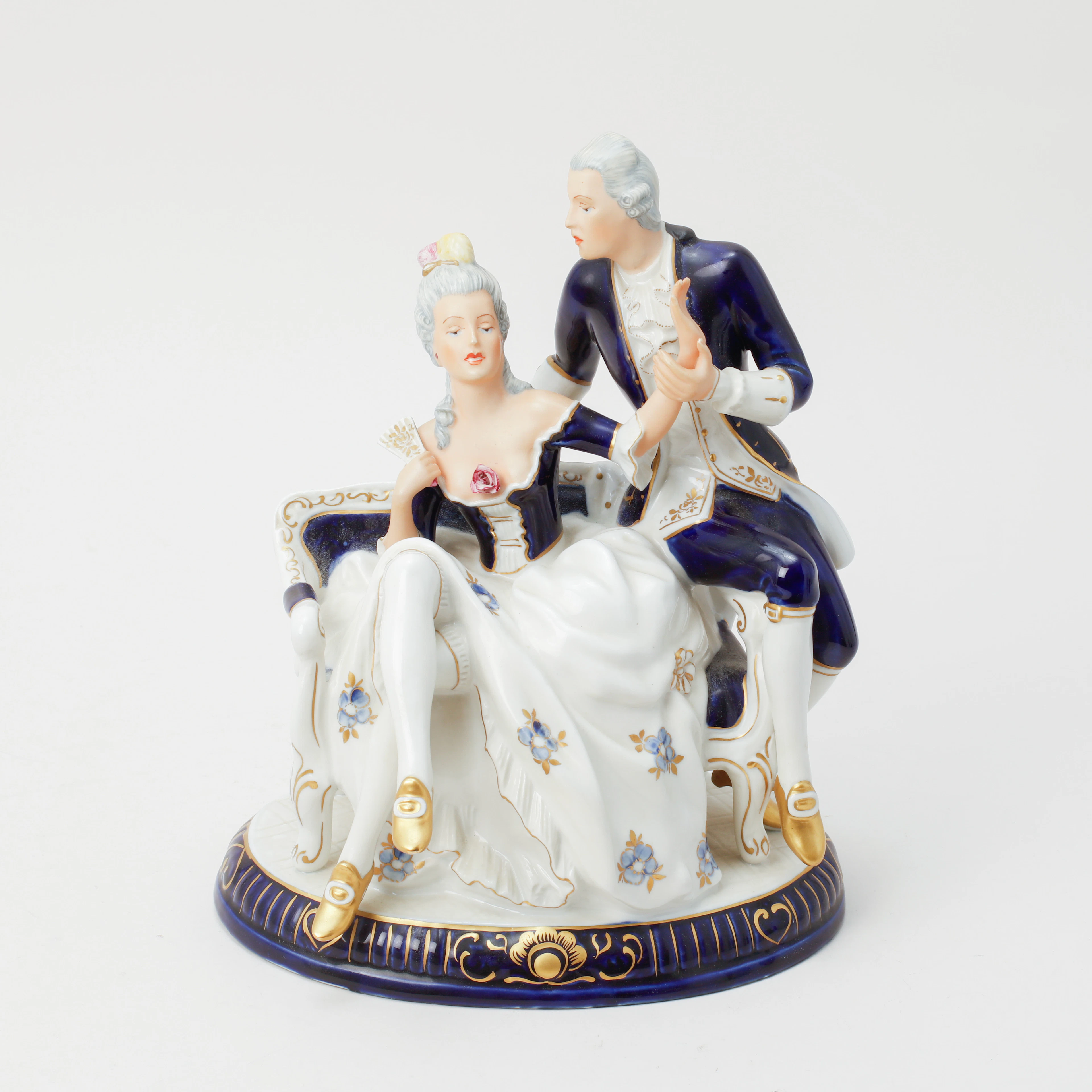FIGURGRUPP, porslin, Royal Dux, Tyskland, 1900-tal.
