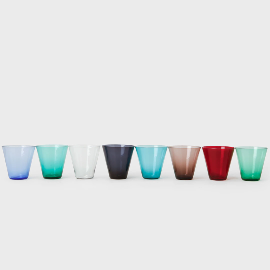 KAJ FRANCK. Selterglas, 8 st, Nuutajärvi.