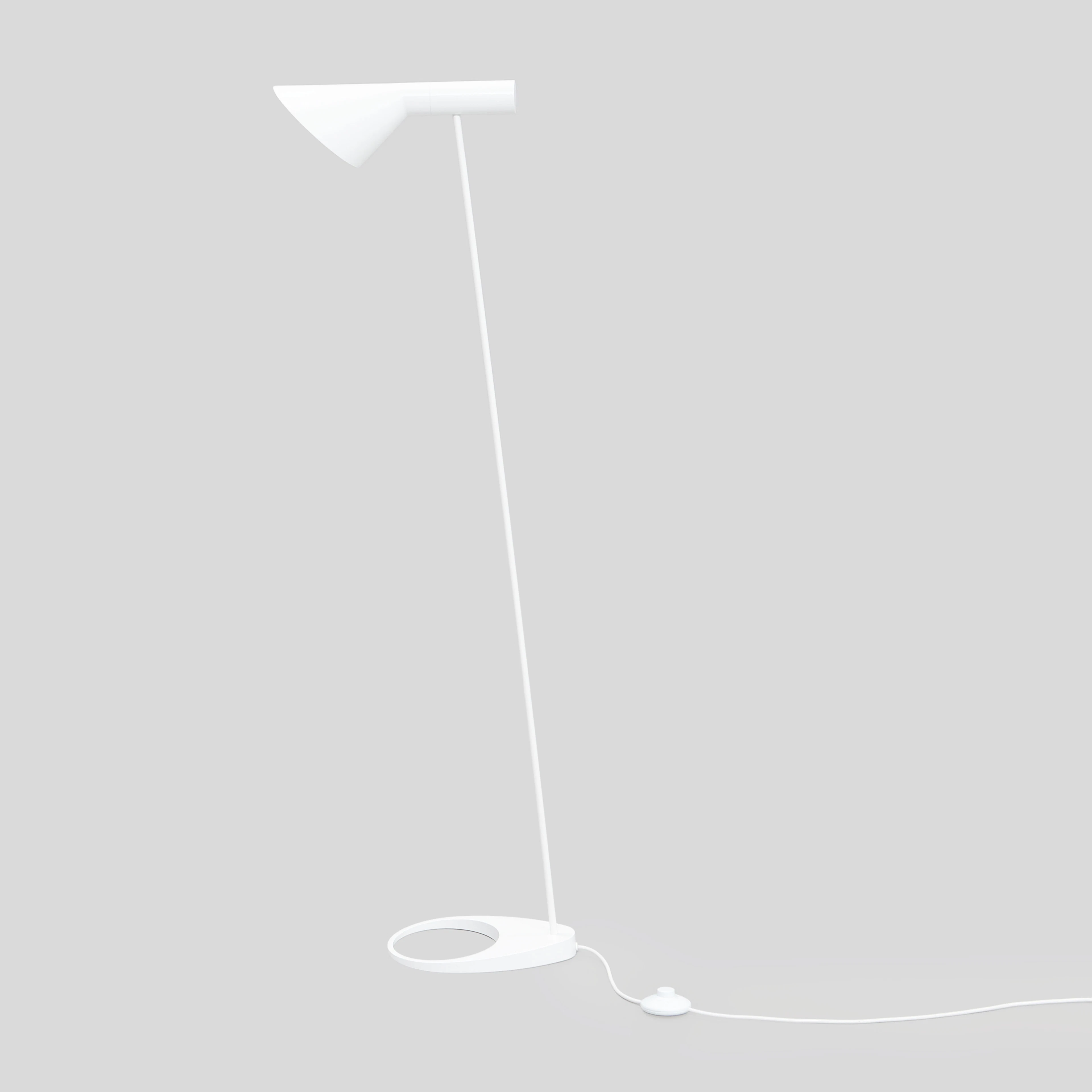 ARNE JACOBSEN. Golvlampa, "AJ" för Louis Poulsen.
