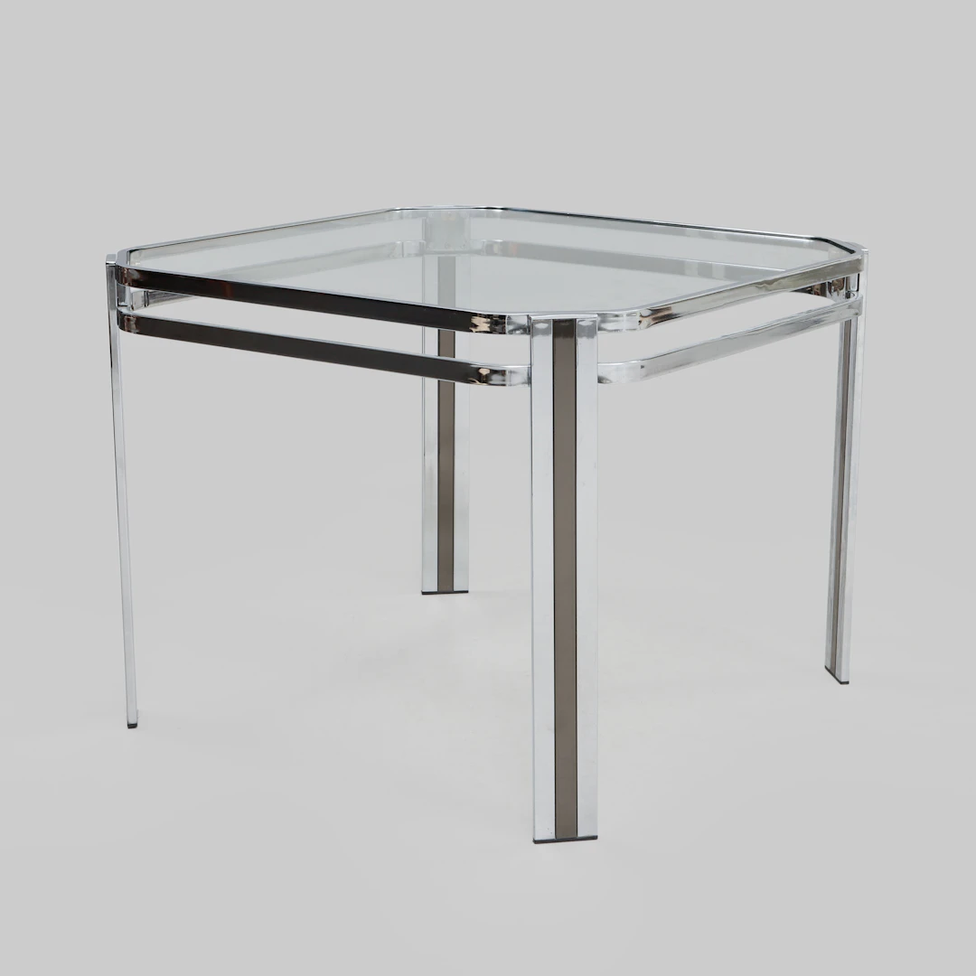 SOFFBORD, glas & metall, samtida.
