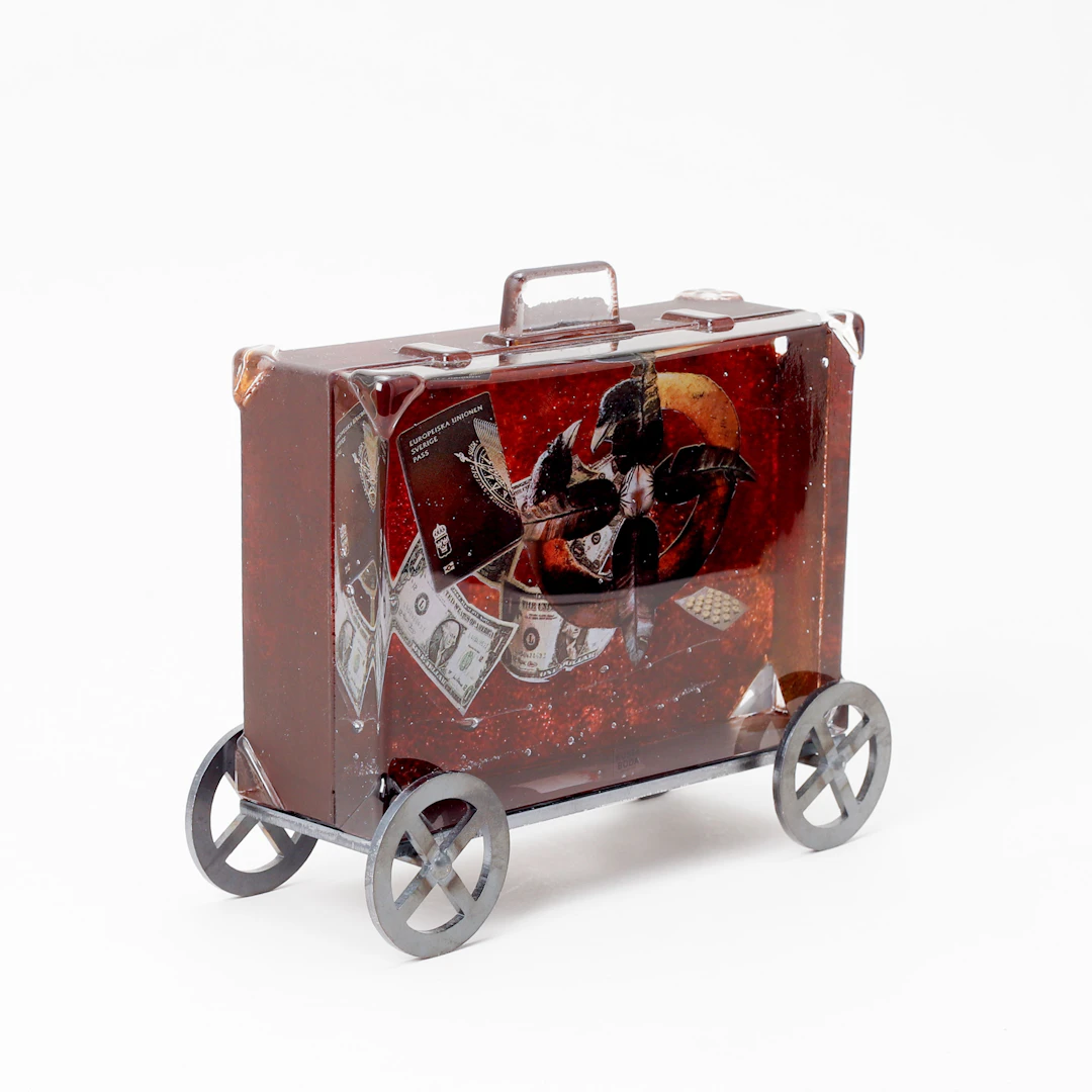 KJELL ENGMAN. Skulptur, Kosta Boda, Limited edition 22/60.