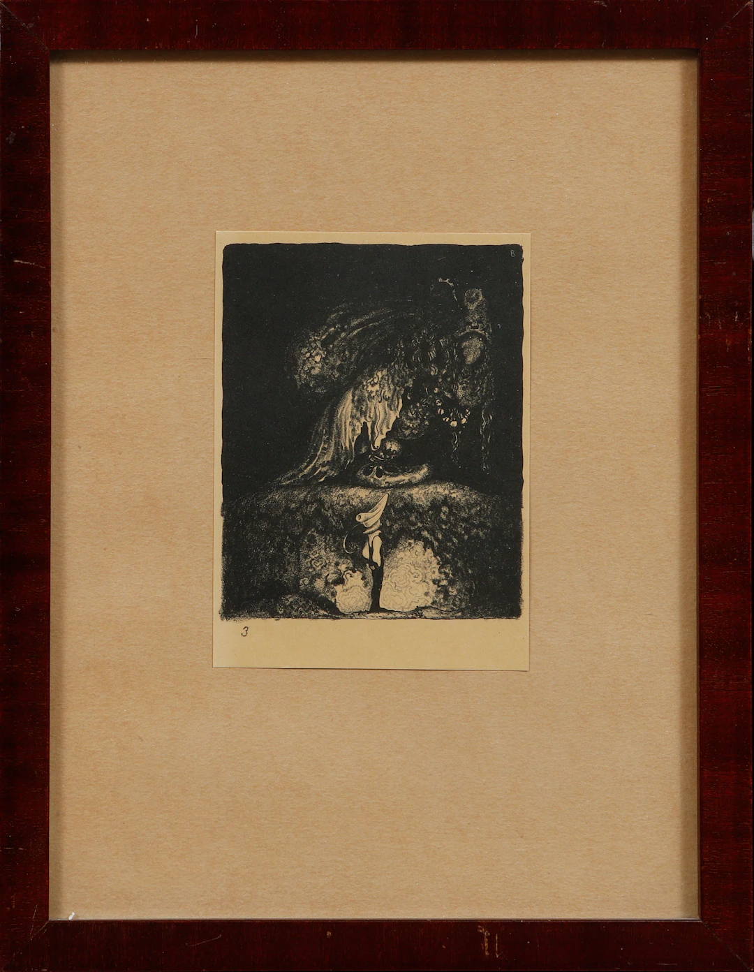 JOHN BAUER. "GOD KVÄLL, FABROR! SA' POJKEN", litografi, no 3 ur boken