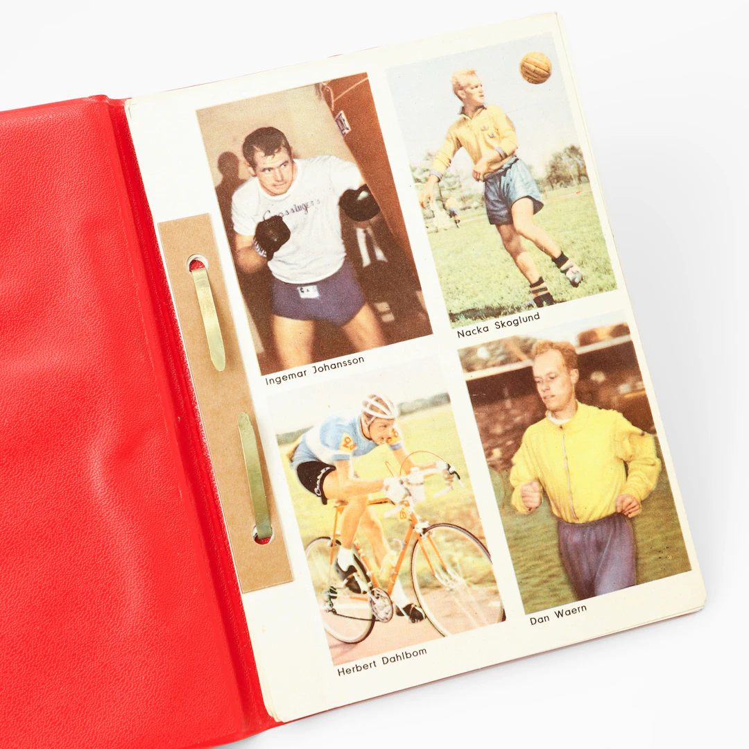 IDOLKORT, "Sportens stjärnor", bl.a Cassius Clay, Hemmets Journal, 1960-tal.