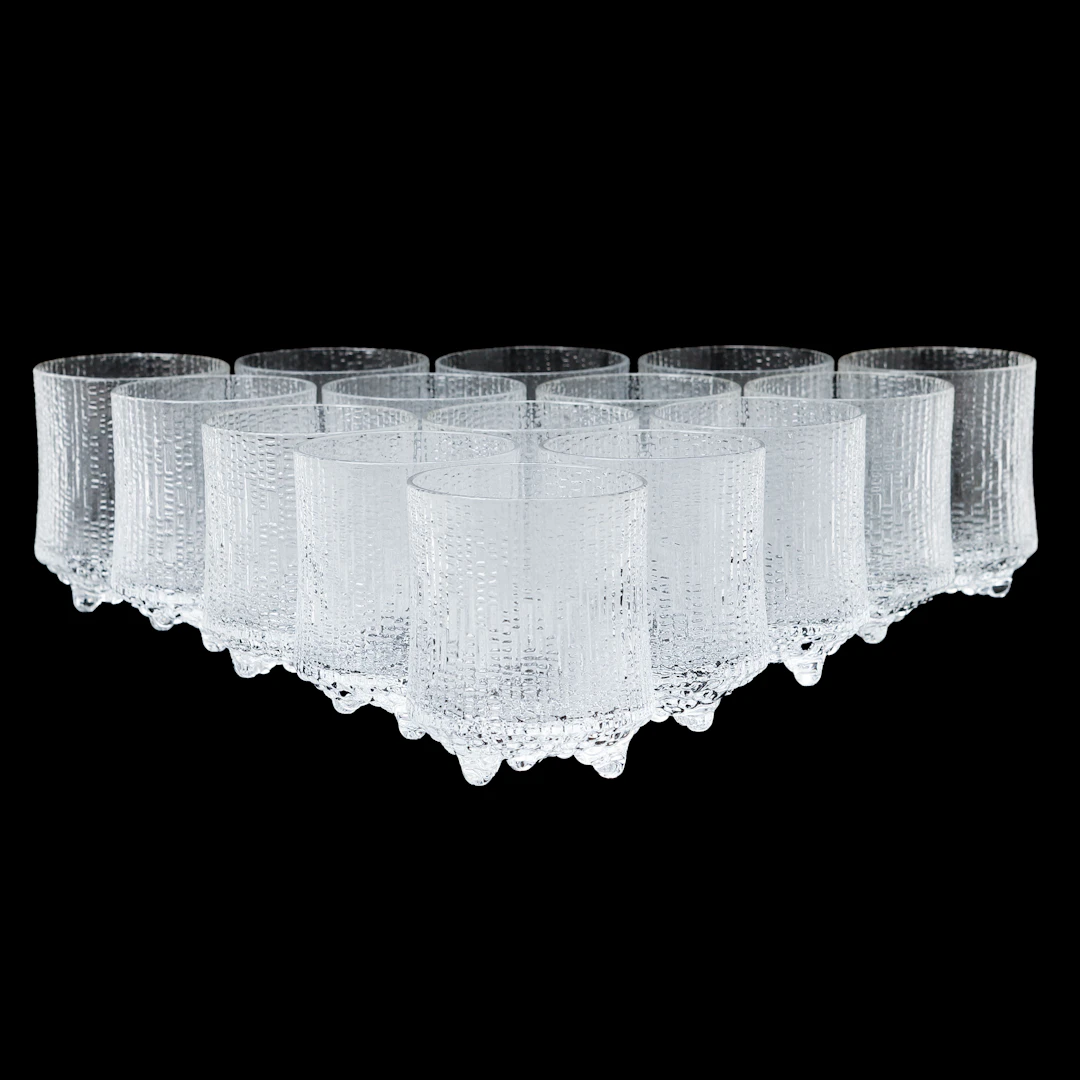 TAPIO WIRKKALA. Glas, 16 st, "Ultima Thule", Iittala.