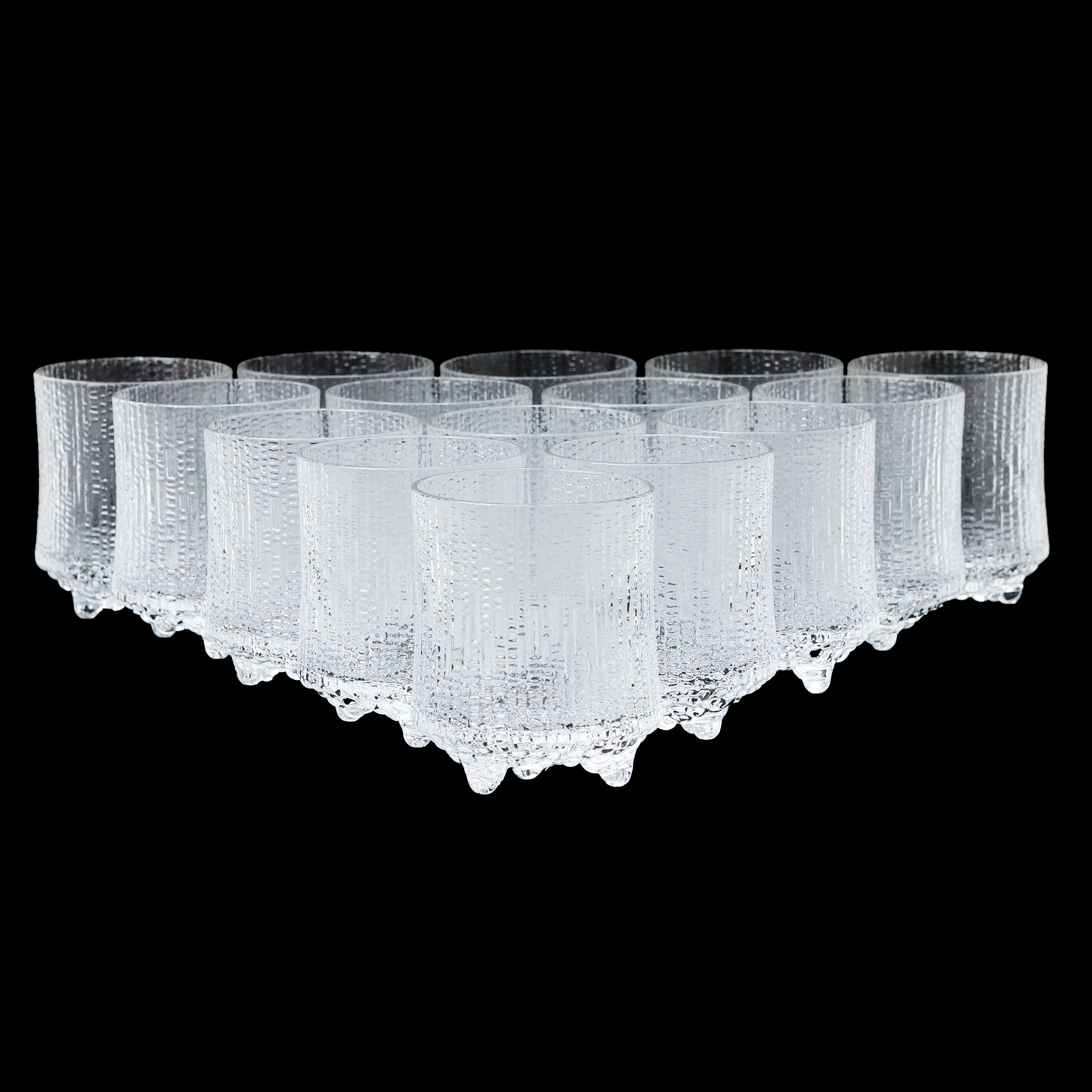 TAPIO WIRKKALA. Glas, 16 st, "Ultima Thule", Iittala.