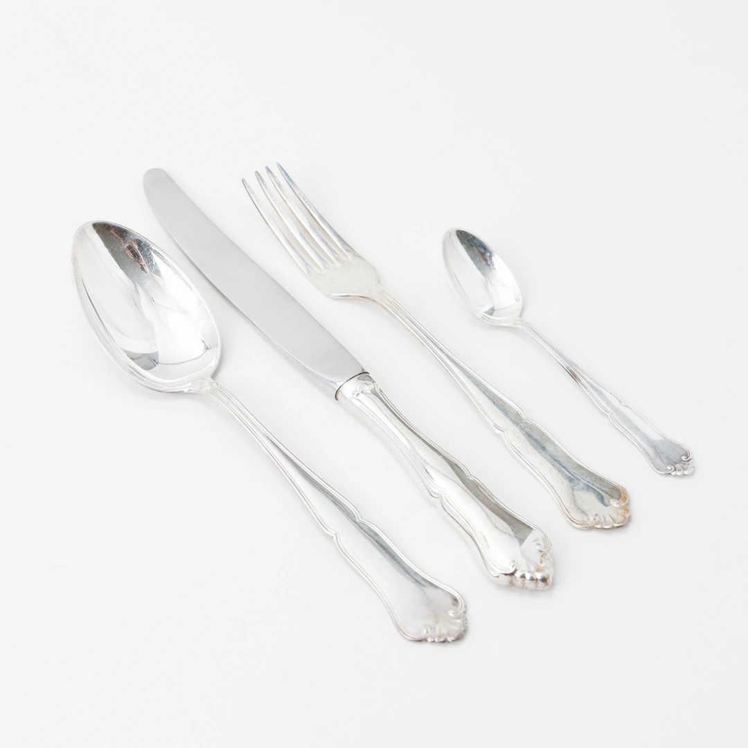 BESTICKUPPSÄTTNING, 48 delar, silver, TH. Martinsen, Norge.