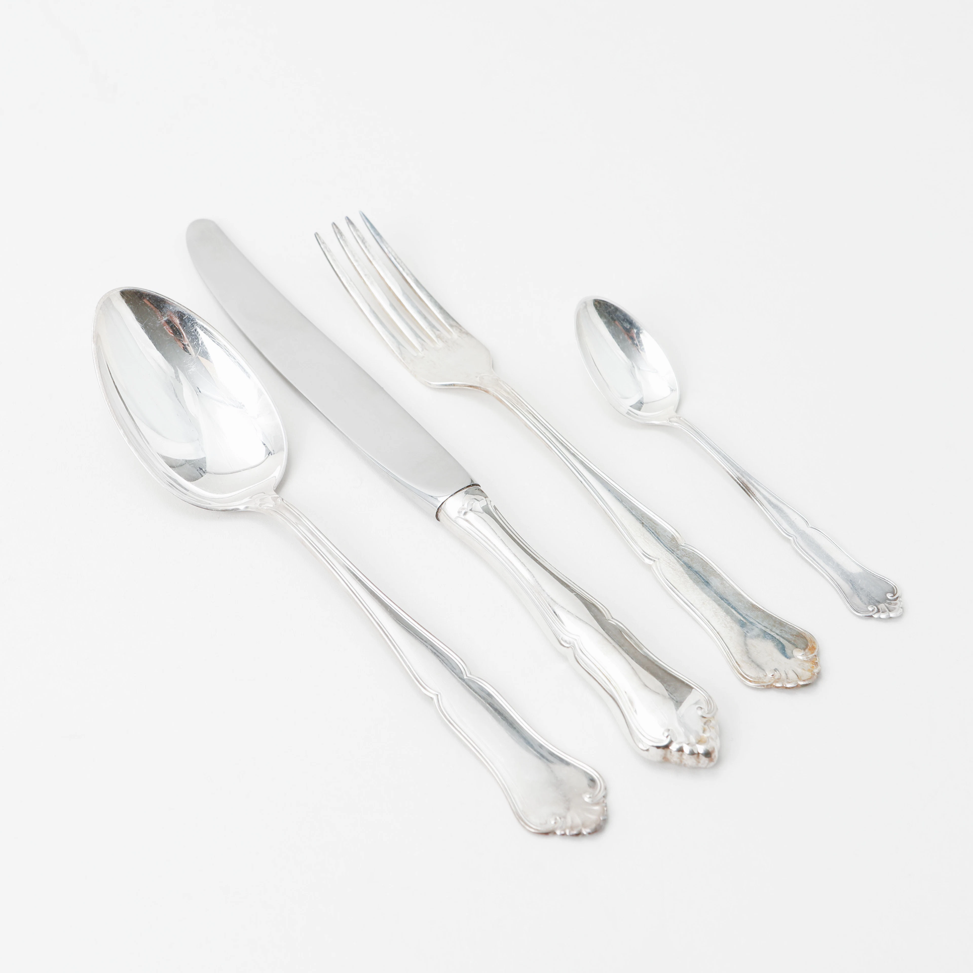 BESTICKUPPSÄTTNING, 48 delar, silver, TH. Martinsen, Norge.