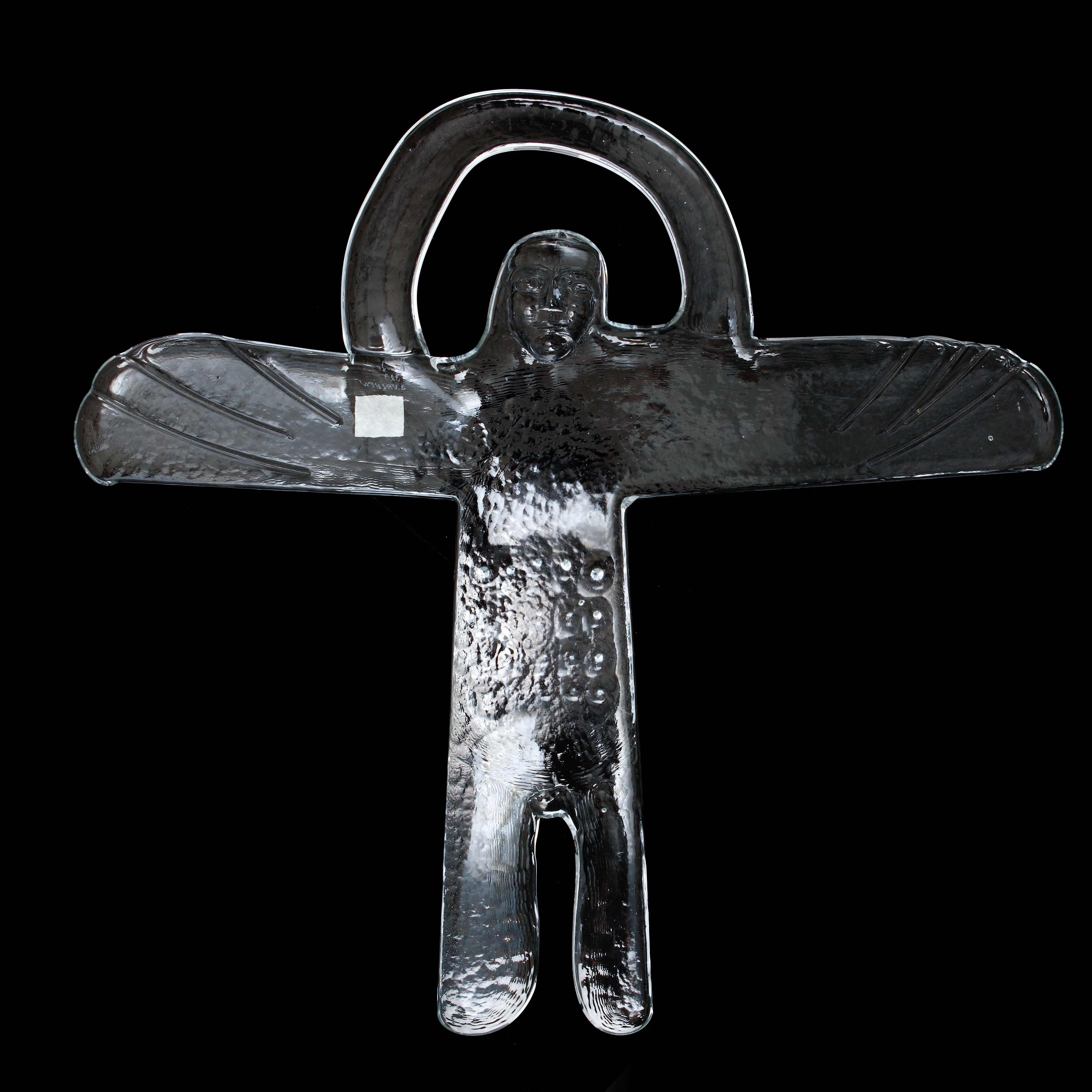 BERTIL VALLIEN. Skulptur, glas, Boda Atelje.