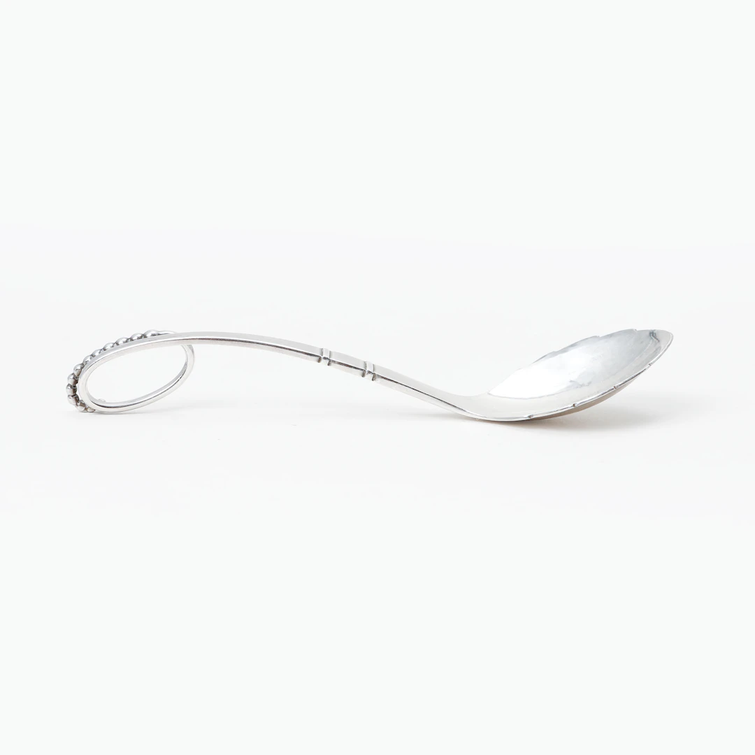 SOCKERSKED "ORNAMENTAL", sterlingsilver, Georg Jensen, Köpenhamn. Vikt ca 20 g.