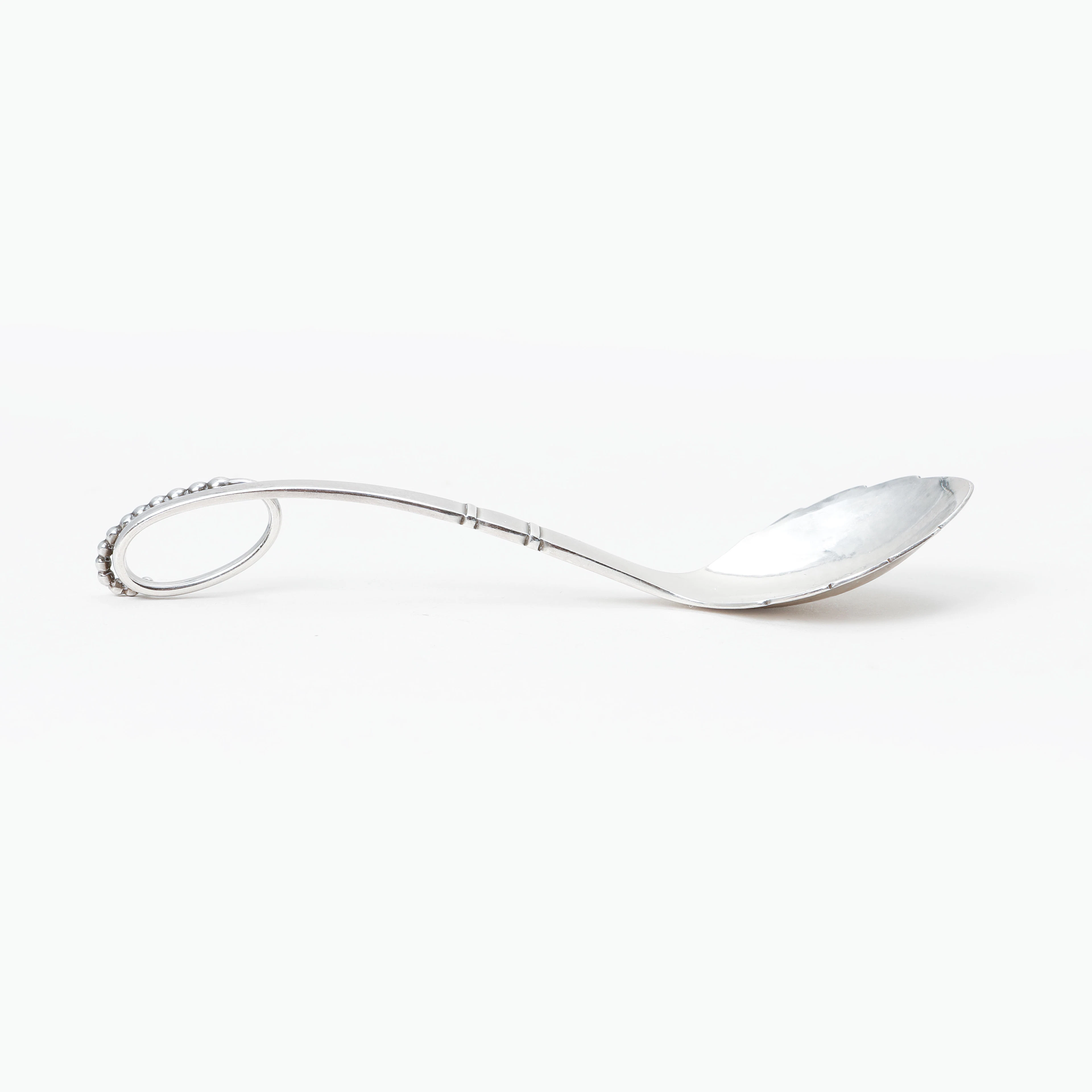 SOCKERSKED "ORNAMENTAL", sterlingsilver, Georg Jensen, Köpenhamn. Vikt ca 20 g.