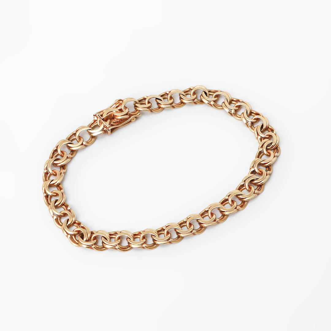 ARMBAND, 18k guld. Vikt 14.6 gram.