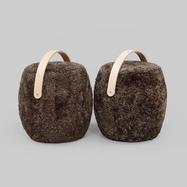 MATTIAS STENBERG. Pallar/ sittpuffar, 2 st, "Carry On" Offect.