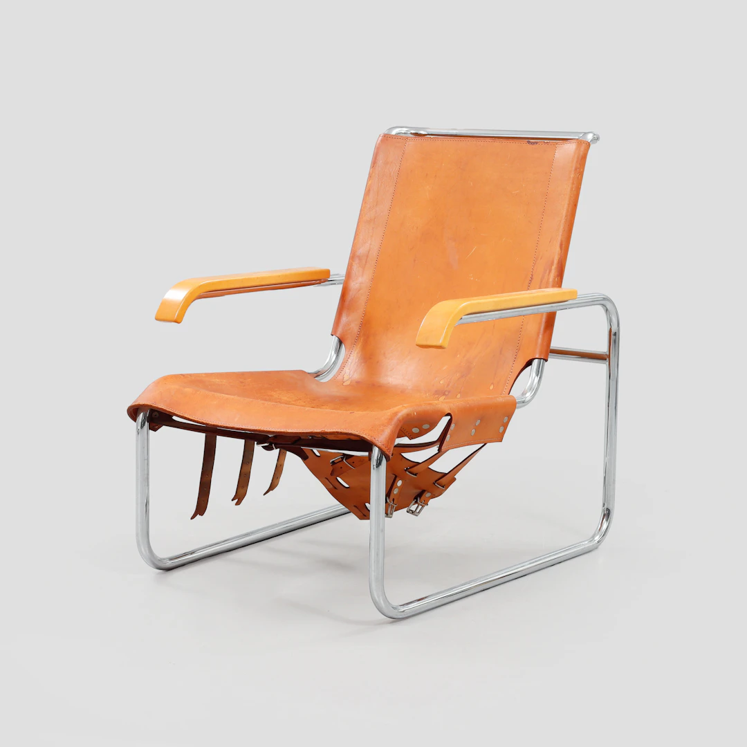 MARCEL BREUER. Fåtölj, "S35", Thonet, 1900-talets andra hälft.