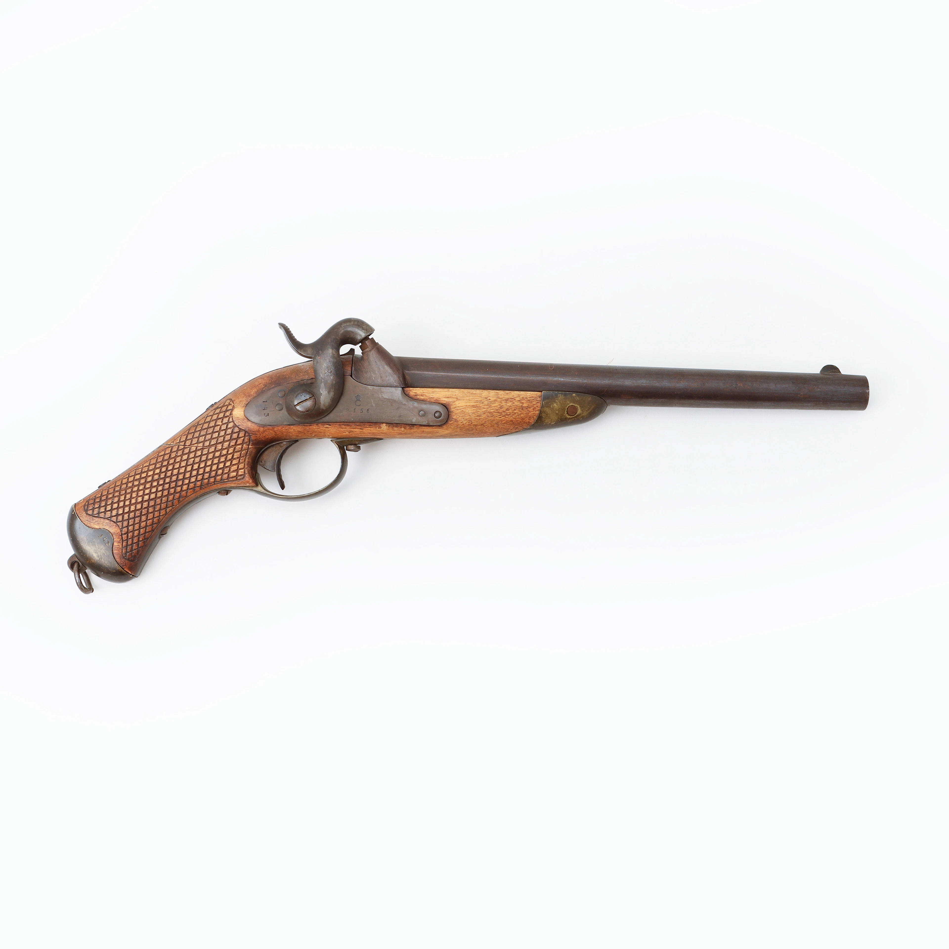 FLANKÖRPISTOL, m/1850, Carl Gustafs Stads Gevärsfaktori, Eskilstuna.