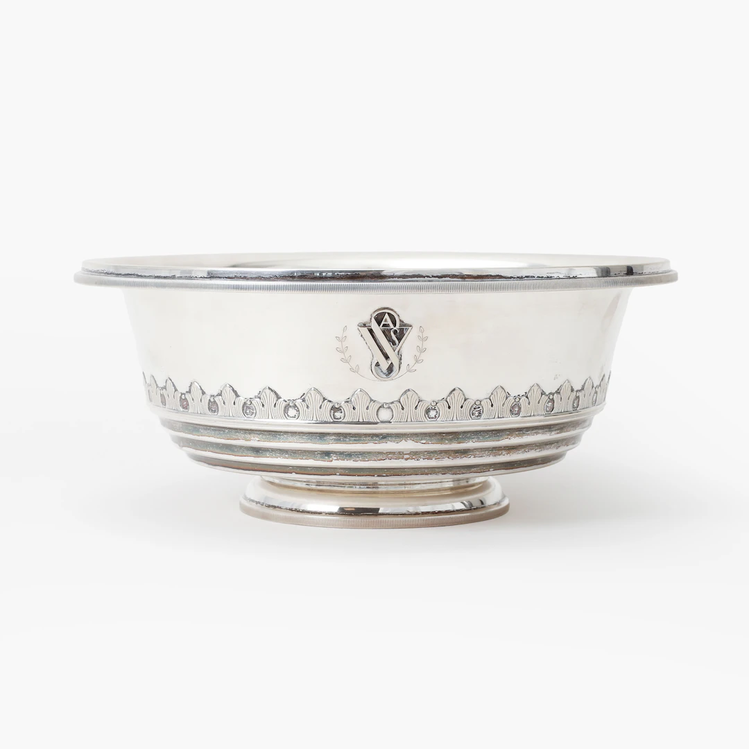 SKÅL, silver, J. Tostrup, Norge. Vikt 920 gram.