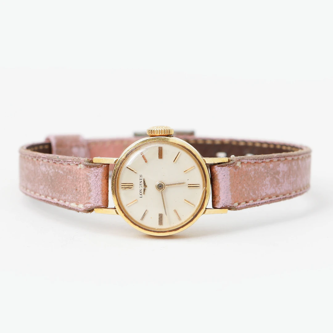 ARMBANDSUR, Longines, 18k guld, manuell.
