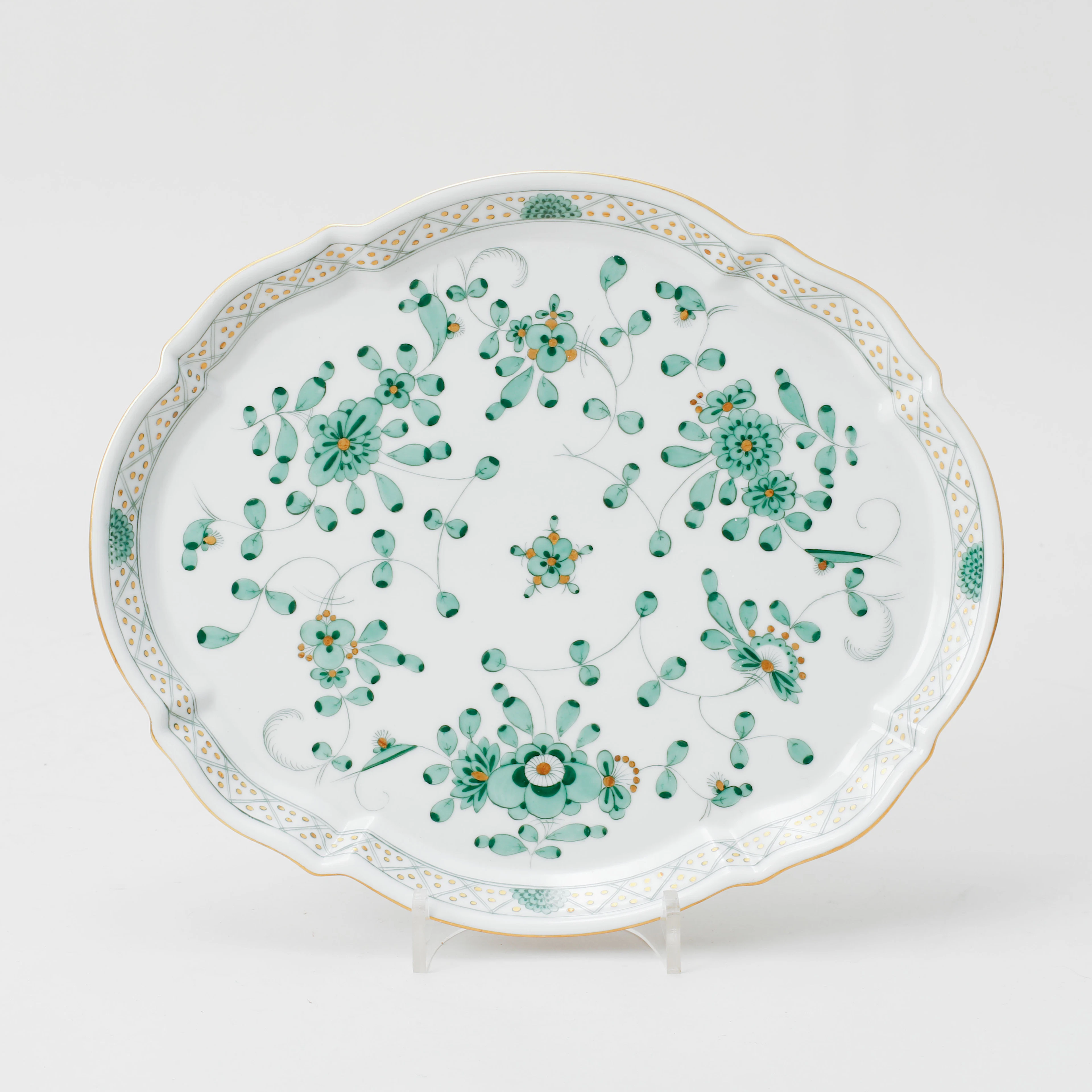 FAT, porslin, "Indischer blumen", Meissen.