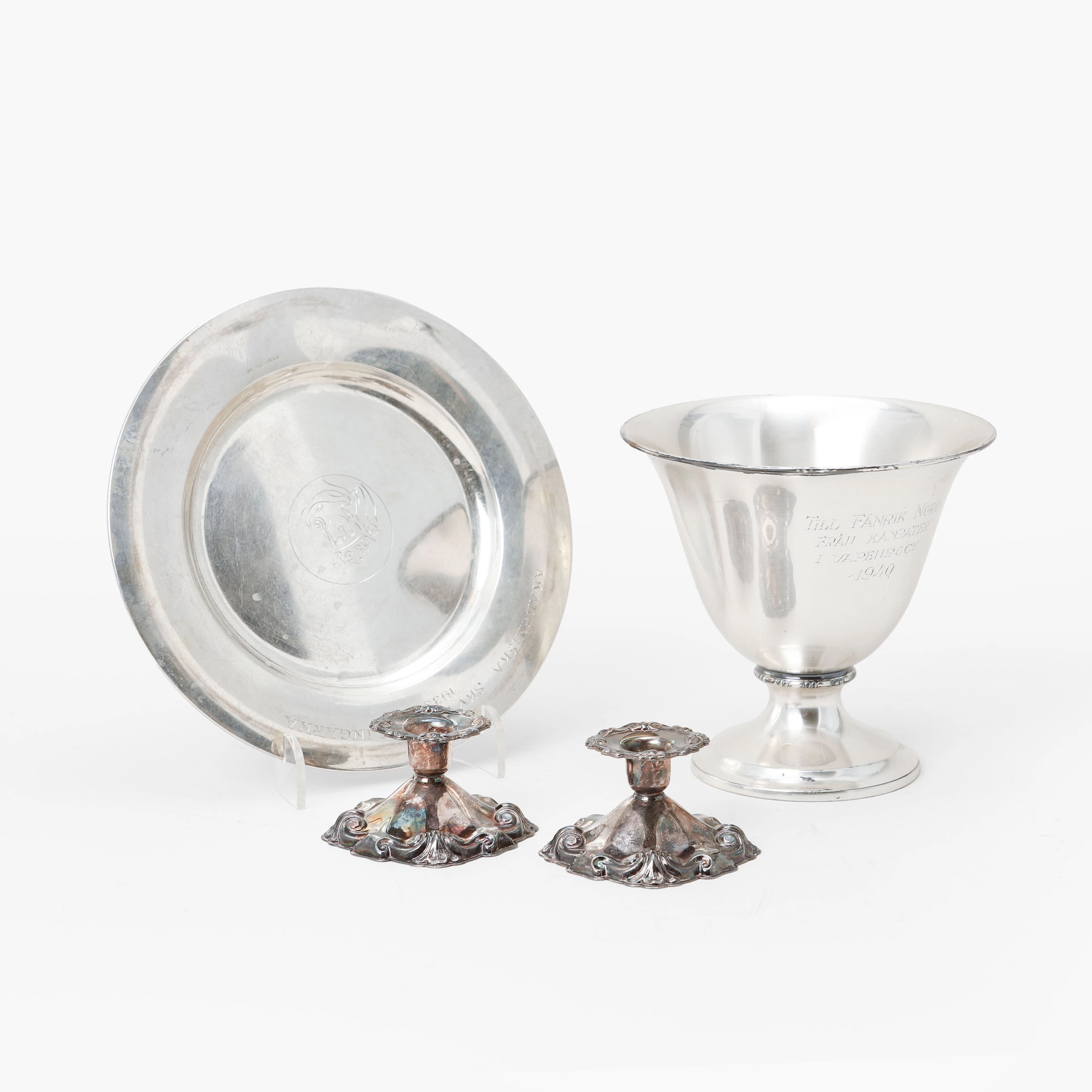 SILVER, 4 delar, vikt ca 240 gram.